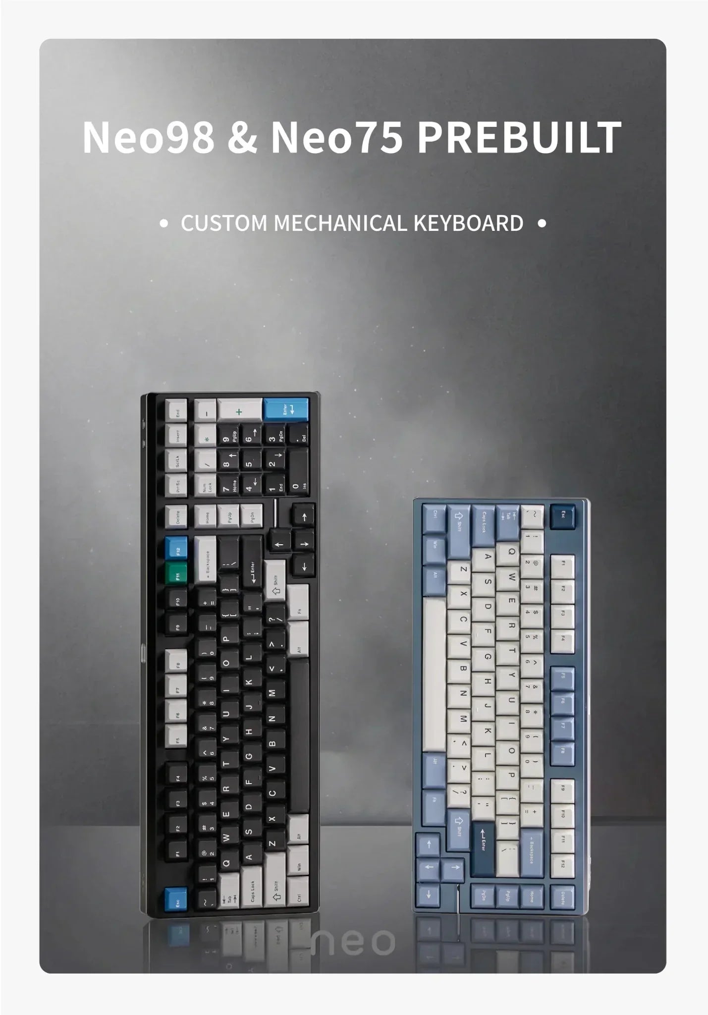 Neo75 & Neo98 Prebuilt jetzt vorbestellbar – Qwertykeys Custom-Sound ohne Build-Aufwand