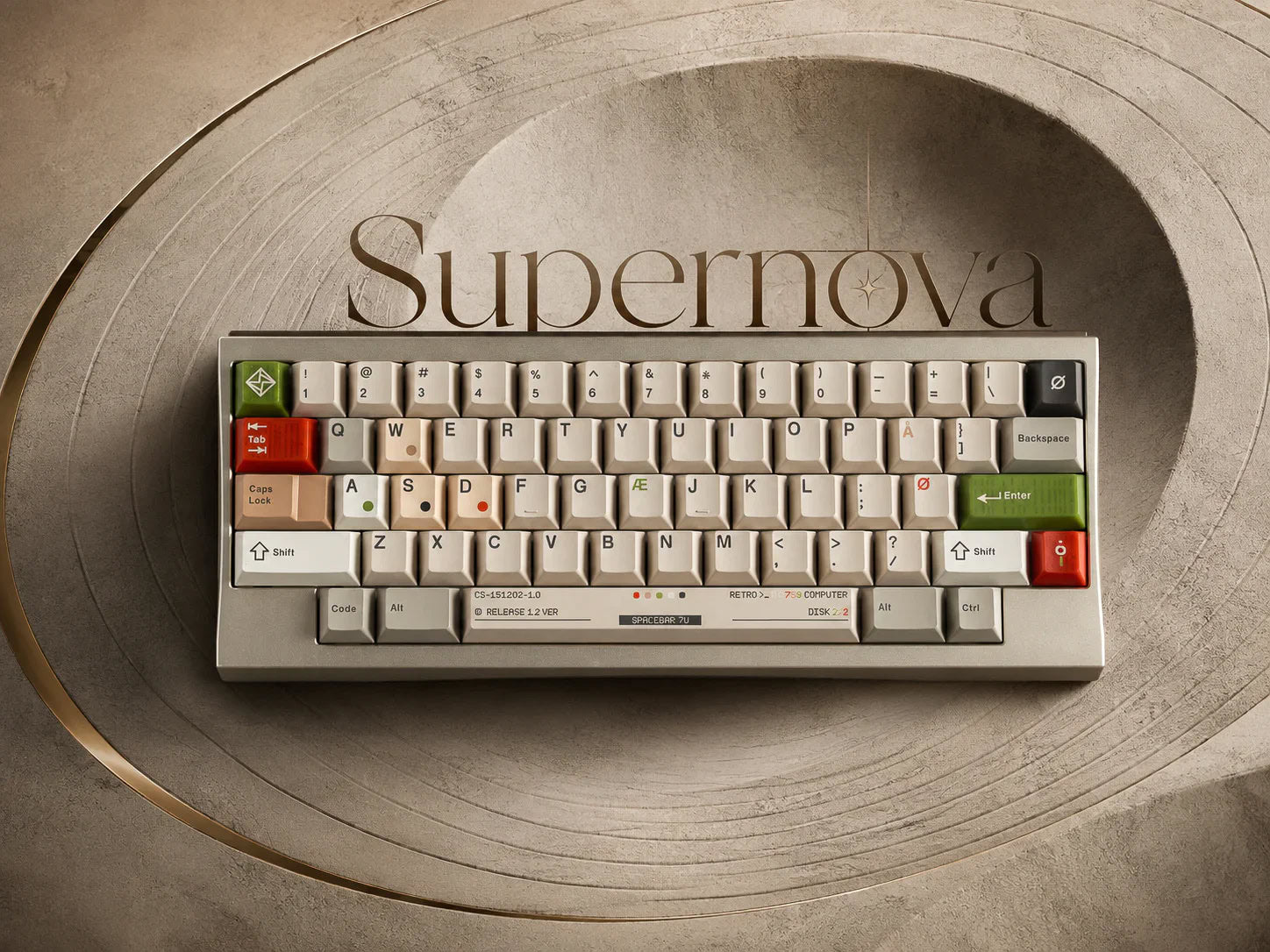 Supernova - 60% Barebone MX/EC Custom Keyboard Kit