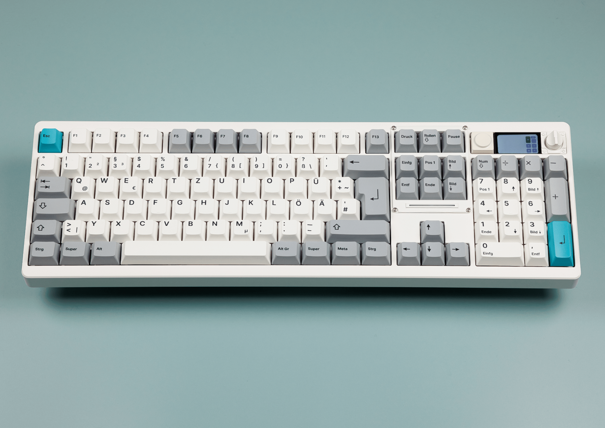 Chilkey ND104 - 100% Aluminium ISO+ANSI Tastatur - MonacoKeys