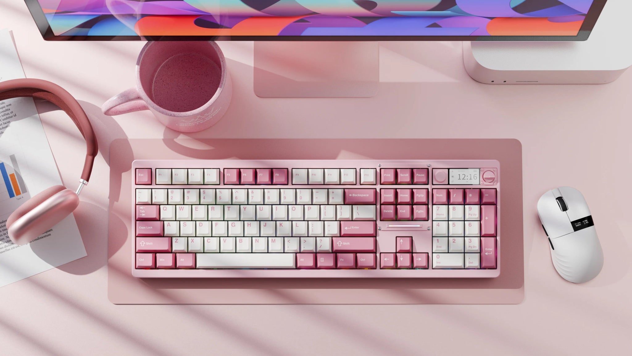 Chilkey ND104 - 100% Aluminium ISO+ANSI Tastatur - MonacoKeys