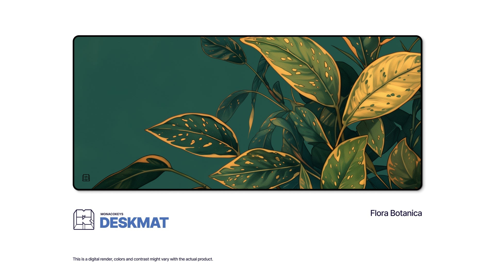 Flora Botanica Mauspad Deskmat - MonacoKeys