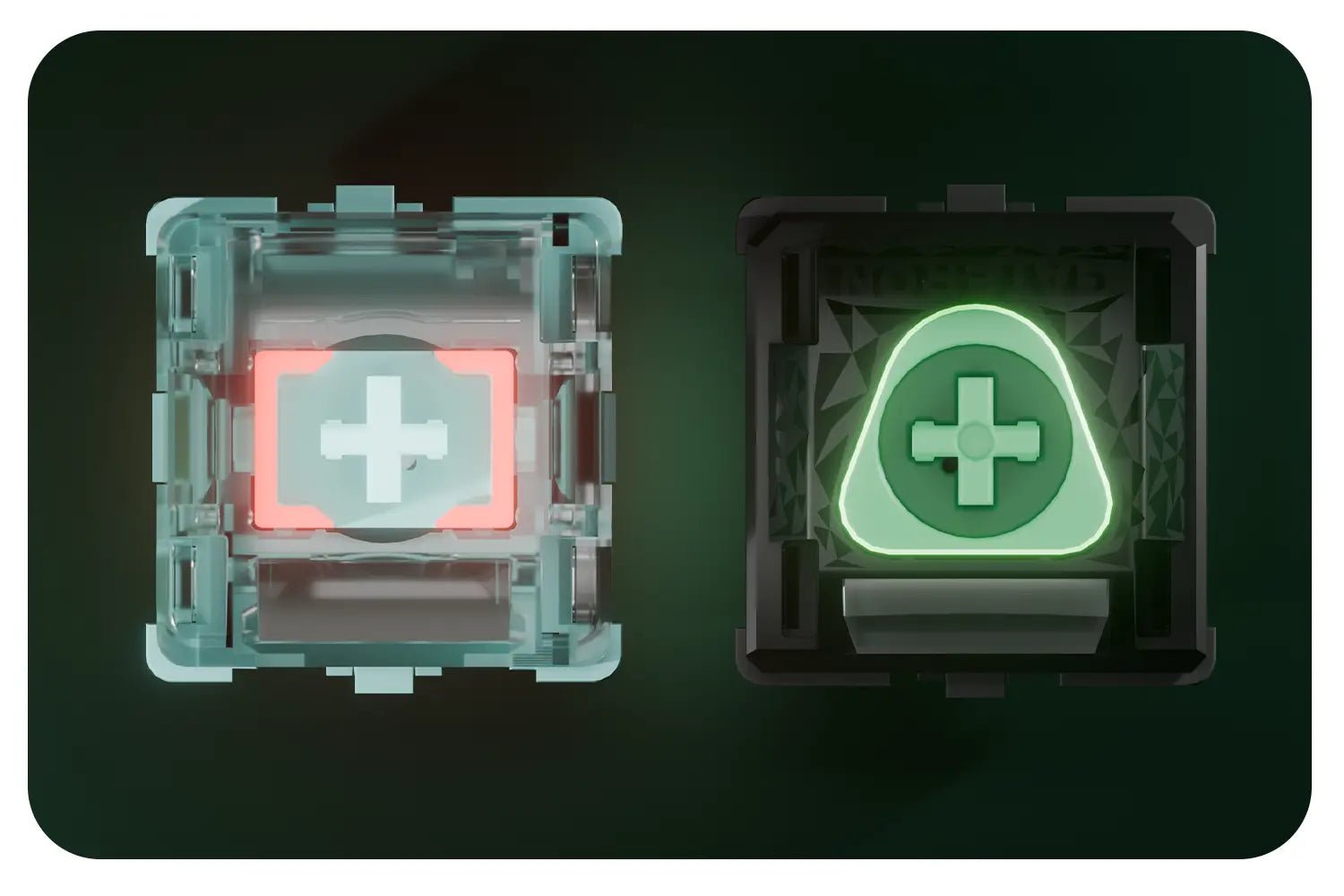 Gateron Jade Delta Light Linear Hall Effect Switches (10 Stück) - MonacoKeys