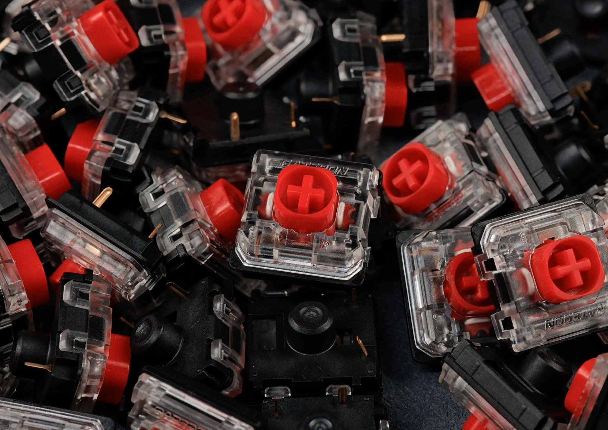 Gateron KS-33 Silent Red Silent Linear Low Profile Switches (10 Stück) - MonacoKeys