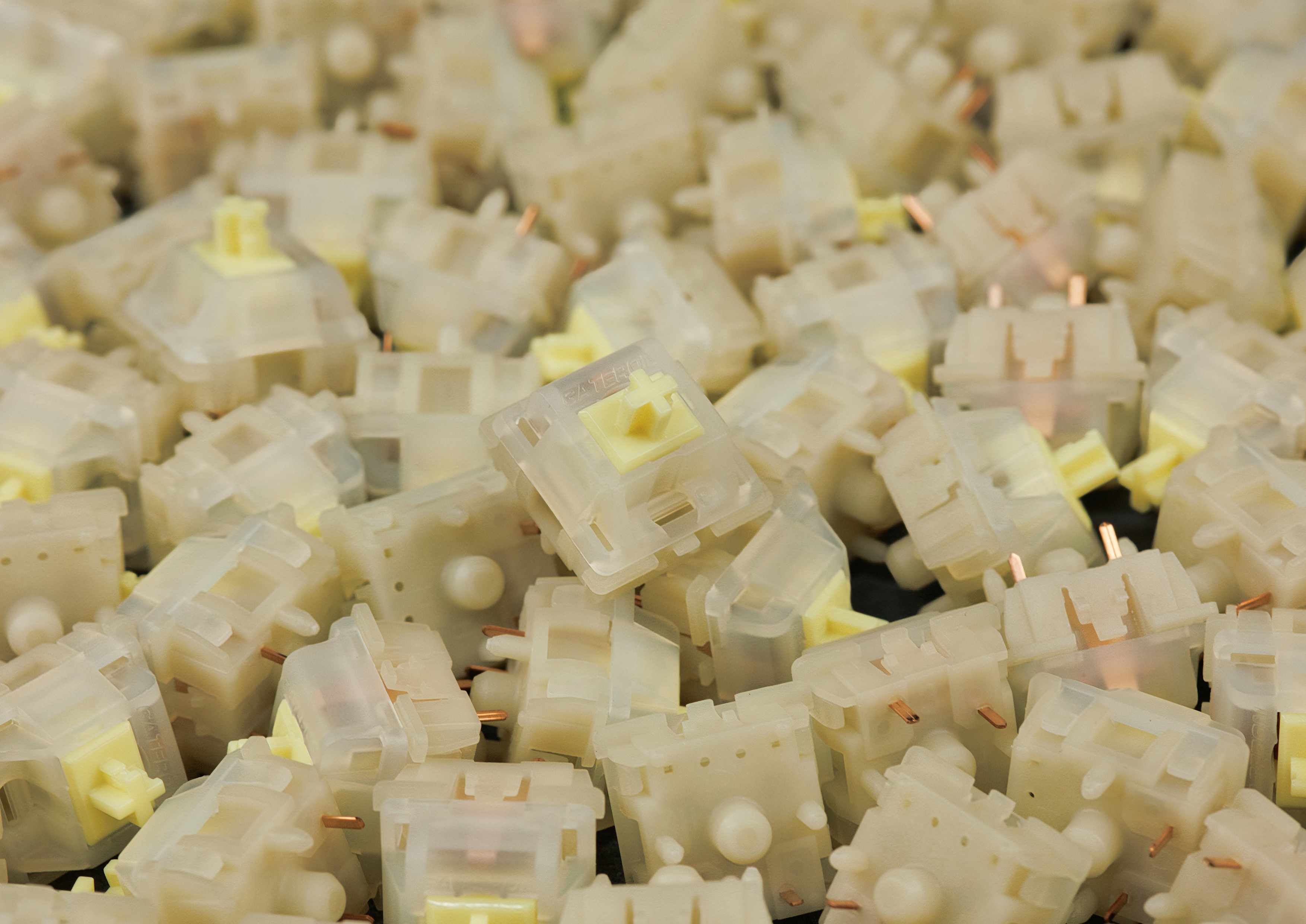 Gateron Milky Yellow Pro KS-3X1 Heavy Tactile Switches (10pcs)