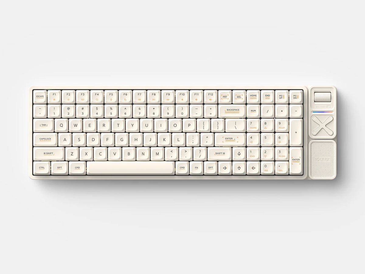 IQUNIX Magi96 - 96% Aluminium Low Profile Wireless Mechanical Keyboard - MonacoKeys