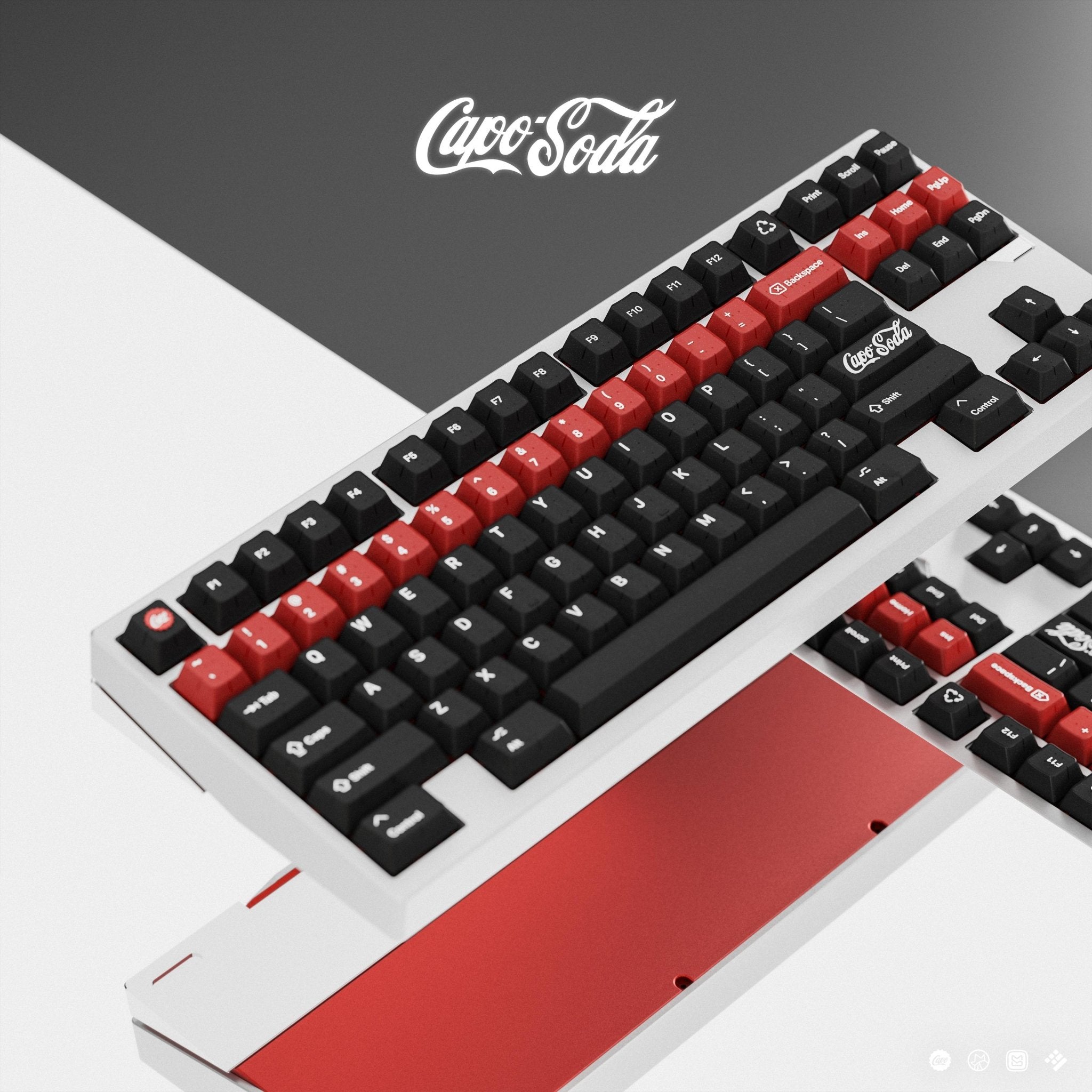 KAP Capo Soda - Cherry Profile ABS+PBT Double-Shot Keycap Set - MonacoKeys