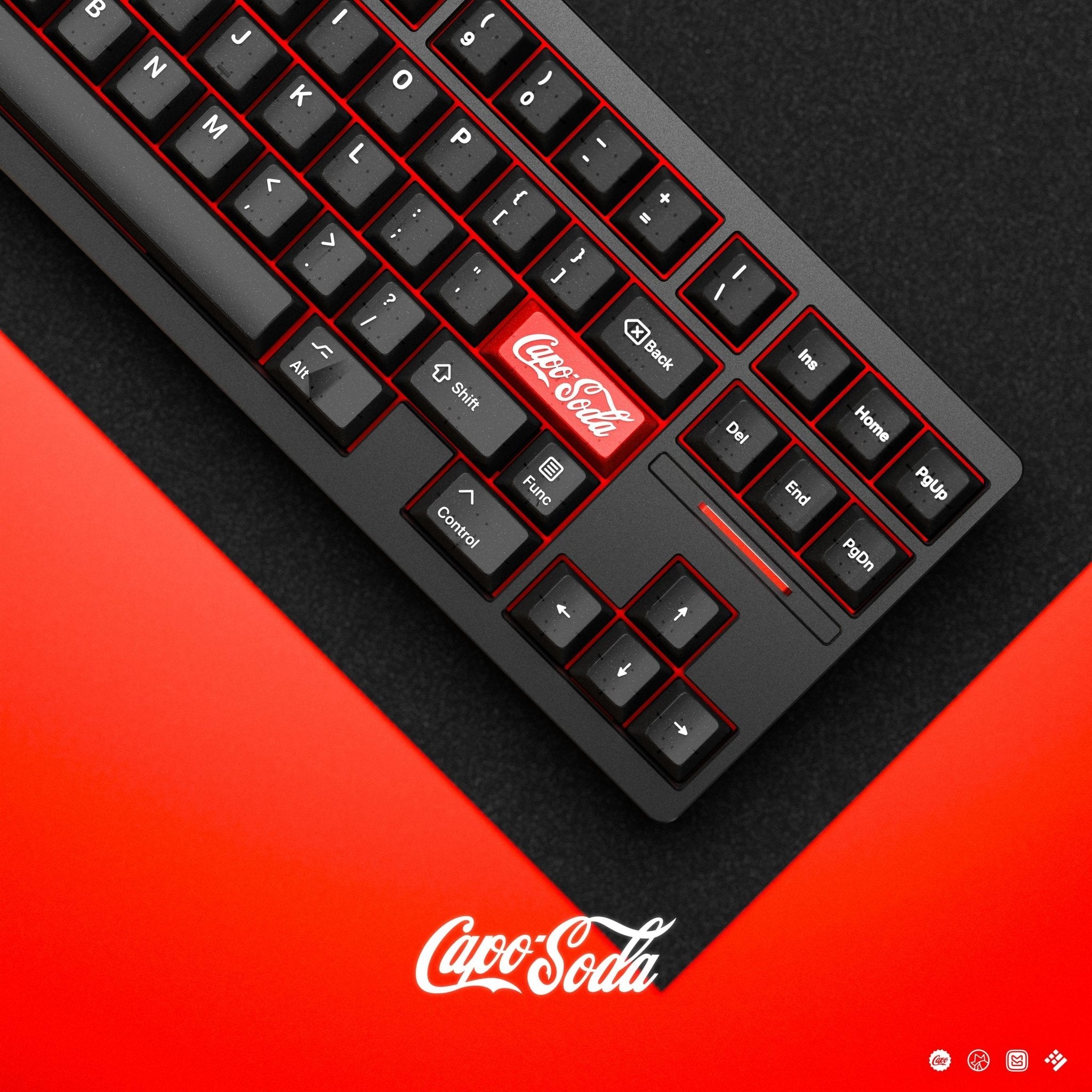 KAP Capo Soda - Cherry Profile ABS+PBT Double - Shot Keycap Set - MonacoKeys
