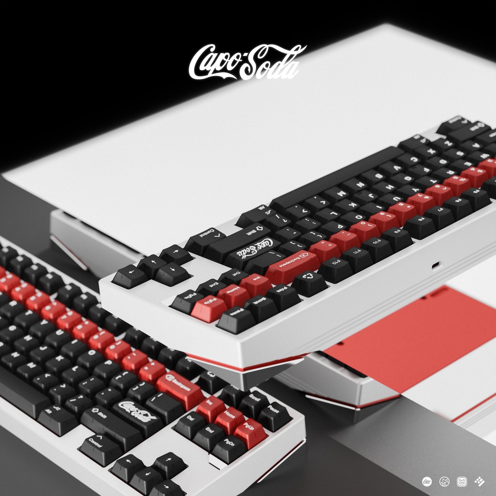 KAP Capo Soda - Cherry Profile ABS+PBT Double-Shot Keycap Set - MonacoKeys