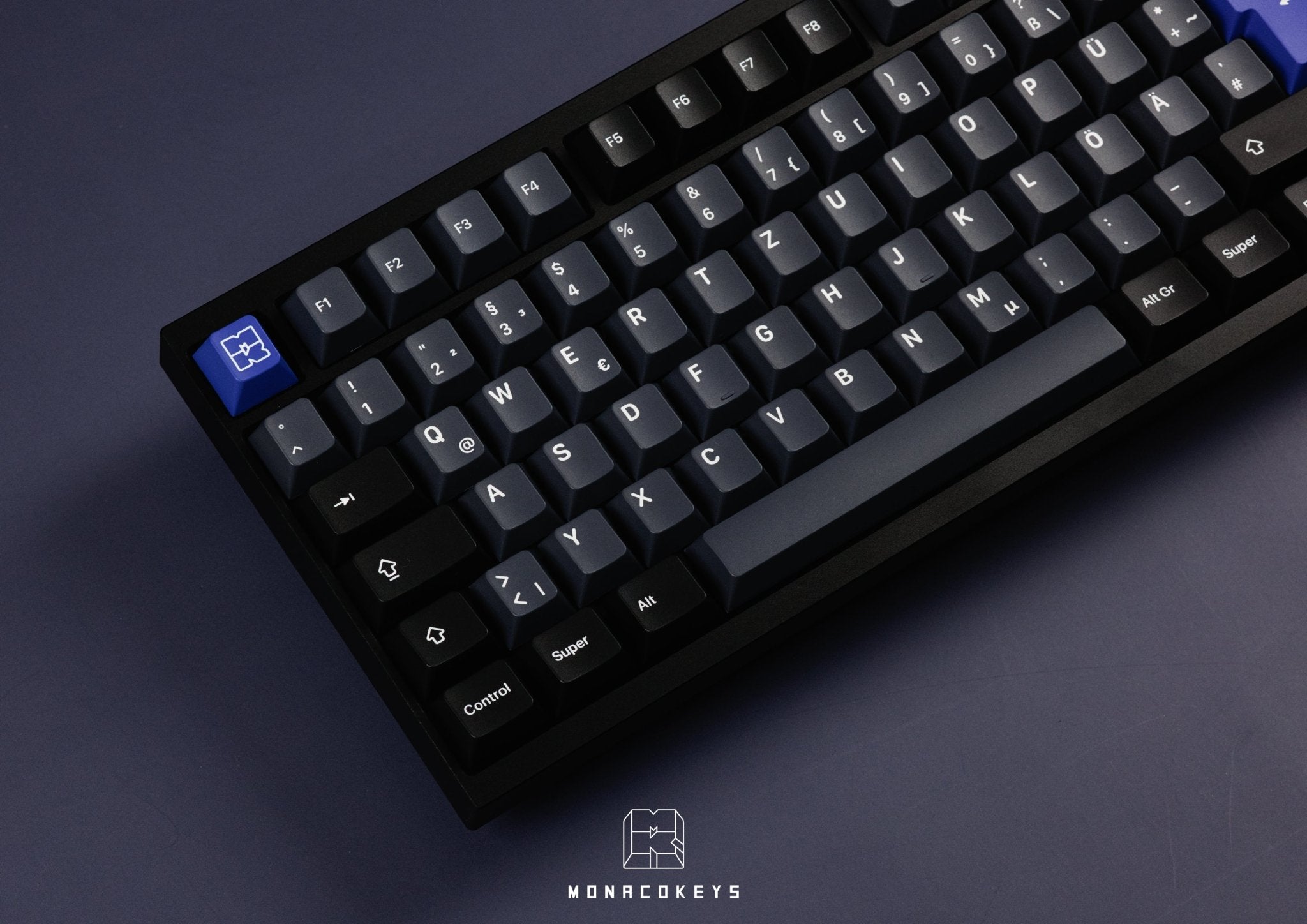 KAP Disconnected Dark PBT Keycap Set - MonacoKeys