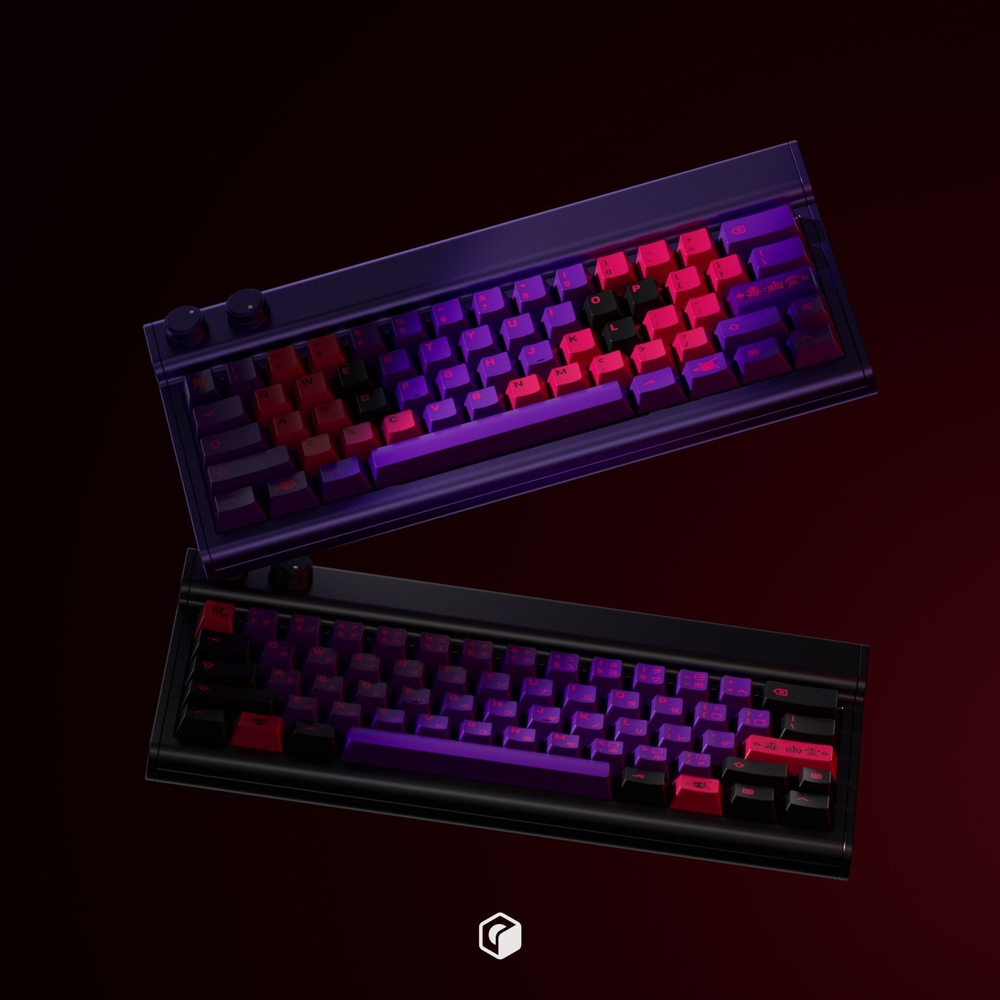 KAP Ghost - Cherry Profile PBT Double-Shot Keycap Set - MonacoKeys