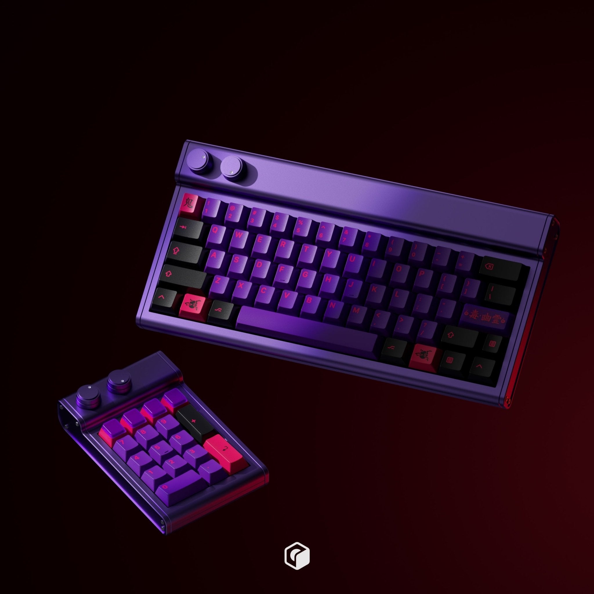 KAP Ghost - Cherry Profile PBT Double-Shot Keycap Set - MonacoKeys