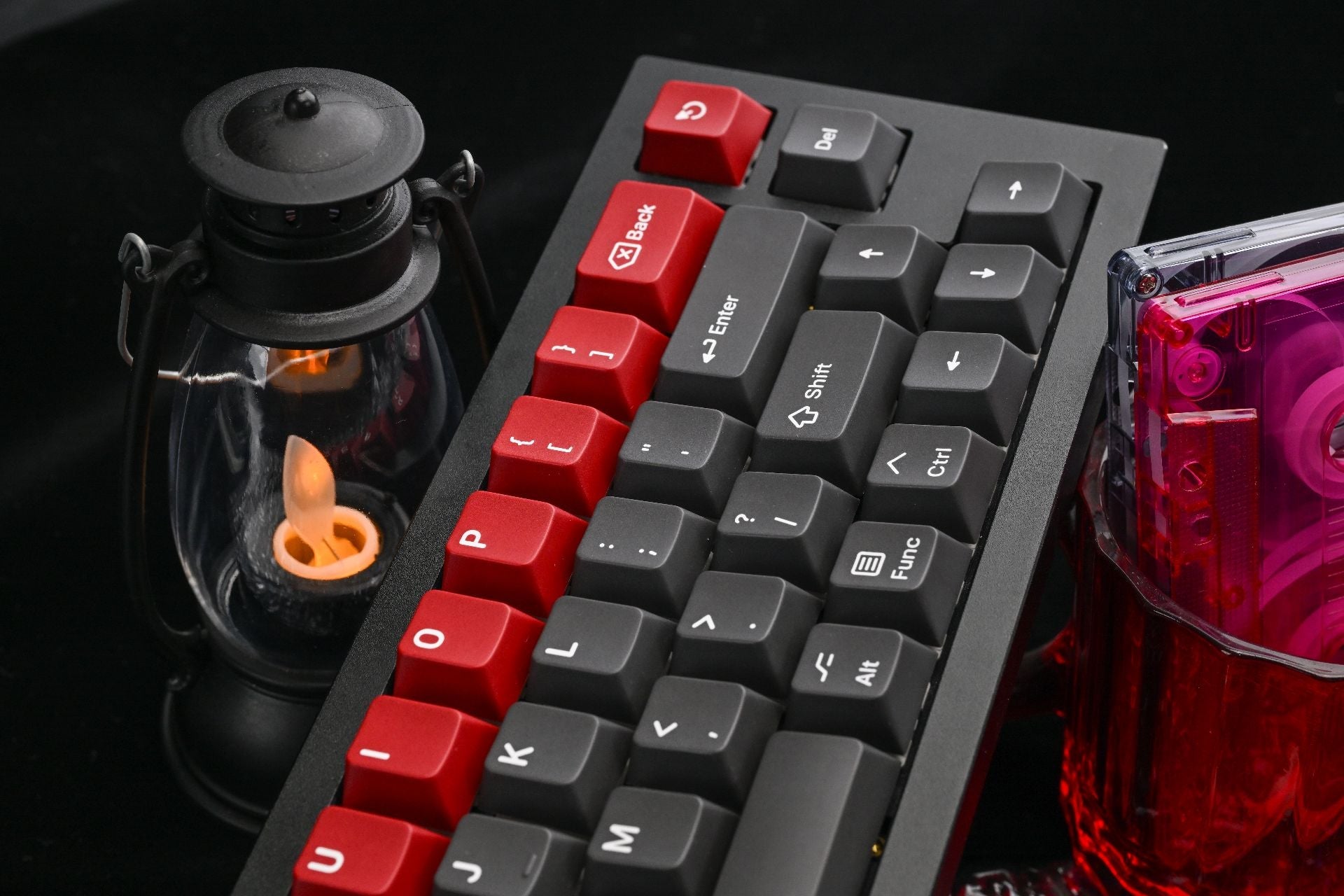 KAP Grey Alert - Cherry Profile PBT Double-Shot Keycap Set - MonacoKeys