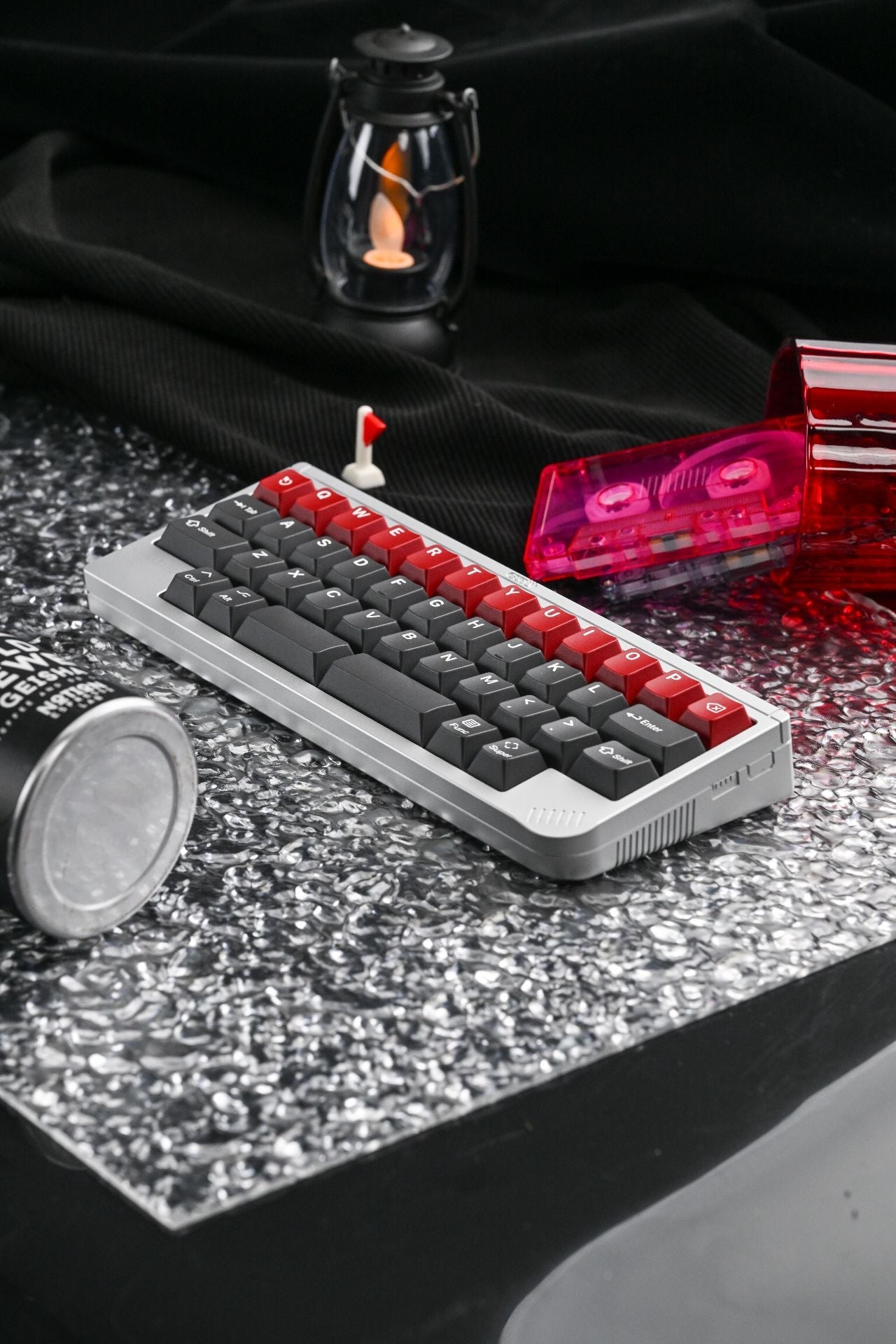 KAP Grey Alert - Cherry Profile PBT Double-Shot Keycap Set - MonacoKeys