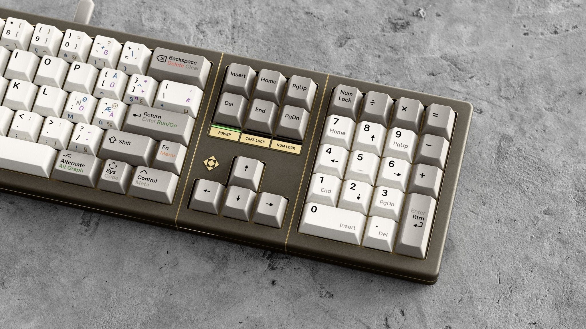 KAP MV Classic Double-Shot PBT Keycap Set - MonacoKeys