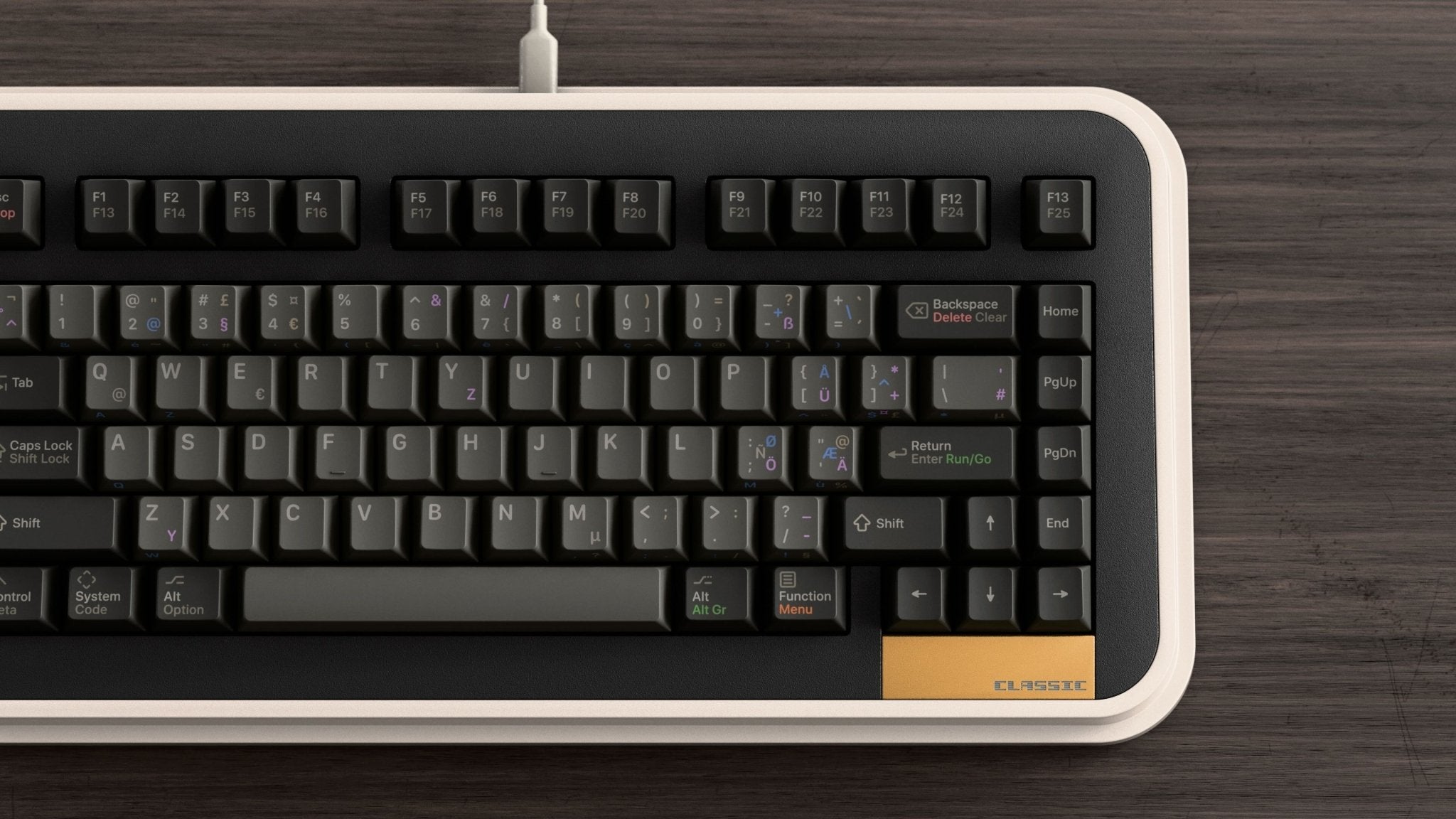 KAP MV Classic Double-Shot PBT Keycap Set - MonacoKeys