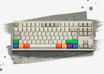 KAP Retro Lights R2 Double-Shot PBT Keycap Set - MonacoKeys