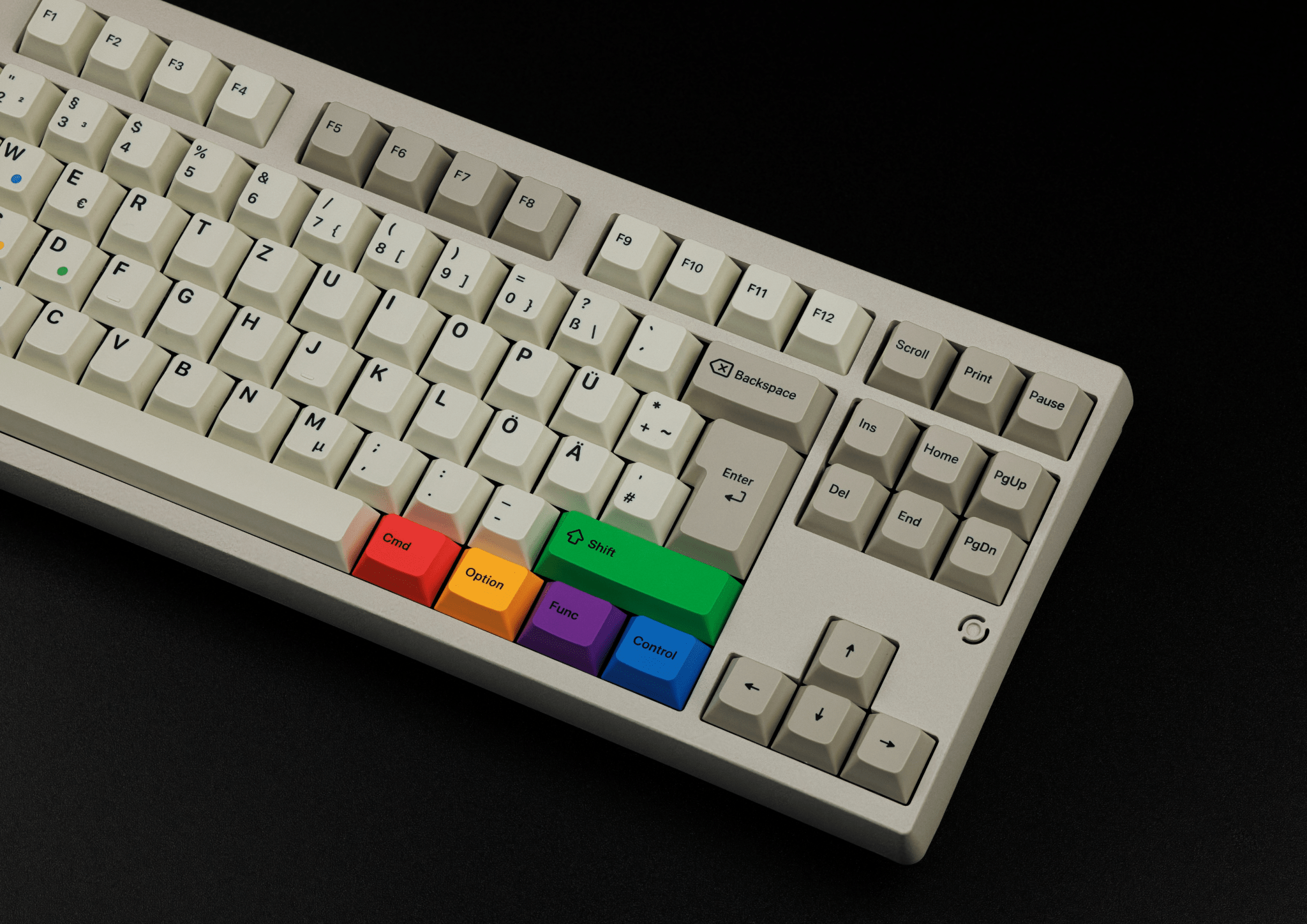 KAP Retro Lights R2 Double-Shot PBT Keycap Set - MonacoKeys