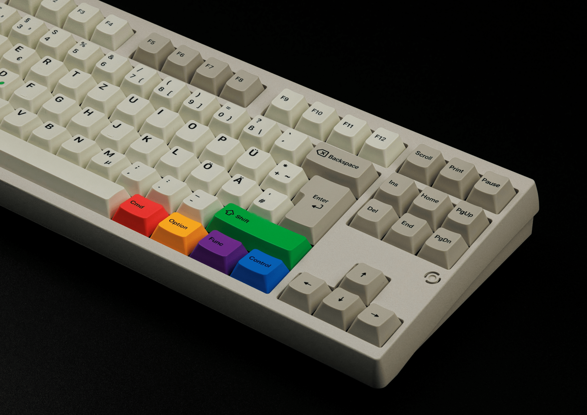 KAP Retro Lights R2 Double-Shot PBT Keycap Set - MonacoKeys