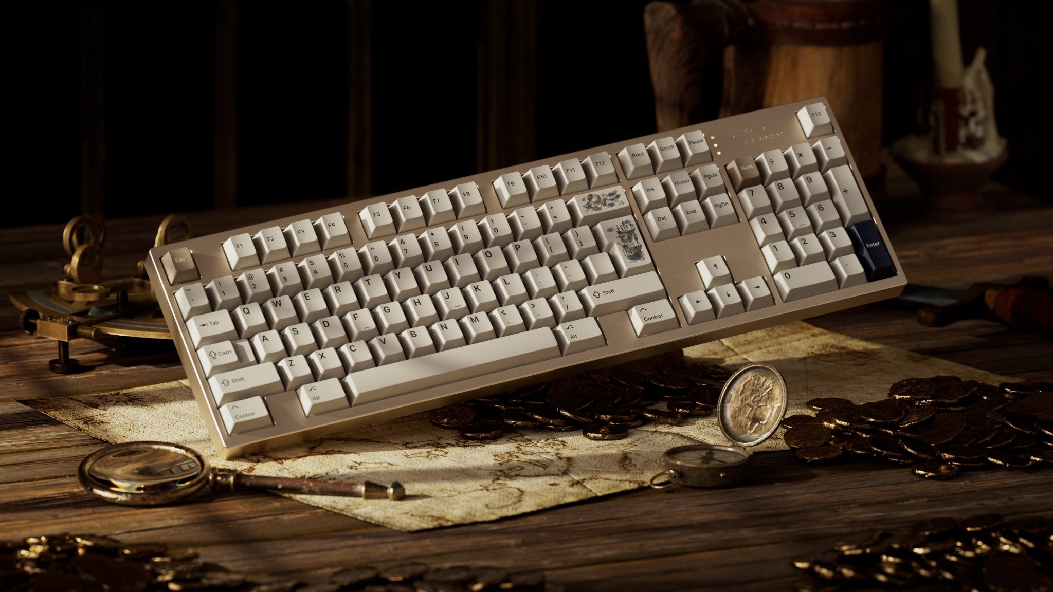 KAP T.O.T Theatrum Orbis Terrarum PBT Keycap Set - MonacoKeys