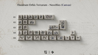 KAP T.O.T Theatrum Orbis Terrarum PBT Keycap Set - MonacoKeys