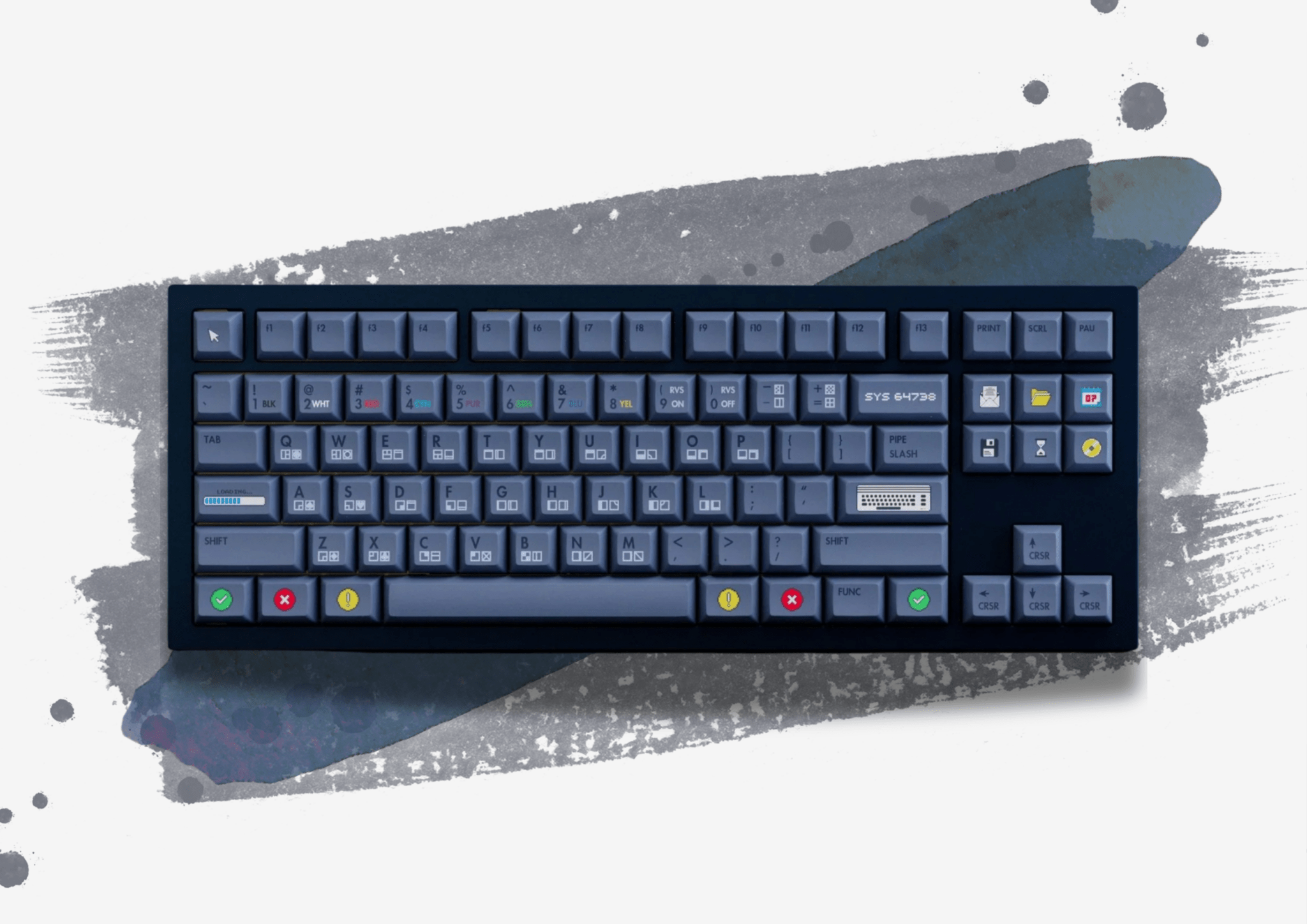 KAT Retrobytes - PBT Dye-Sub Keycap Set - MonacoKeys
