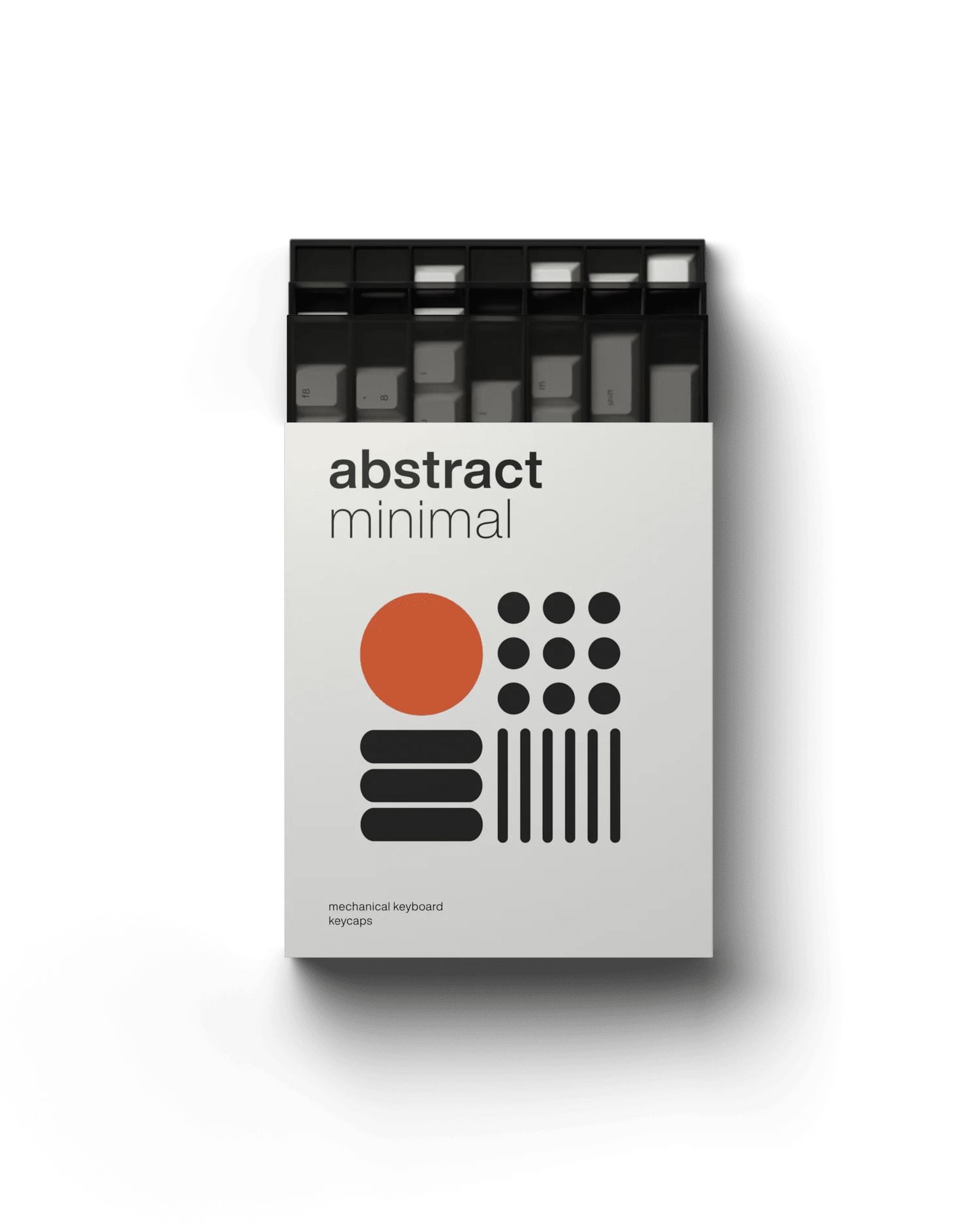 KCH Abstract Minimal - Cherry Profile PBT Dye-Sub Keycap Set - MonacoKeys