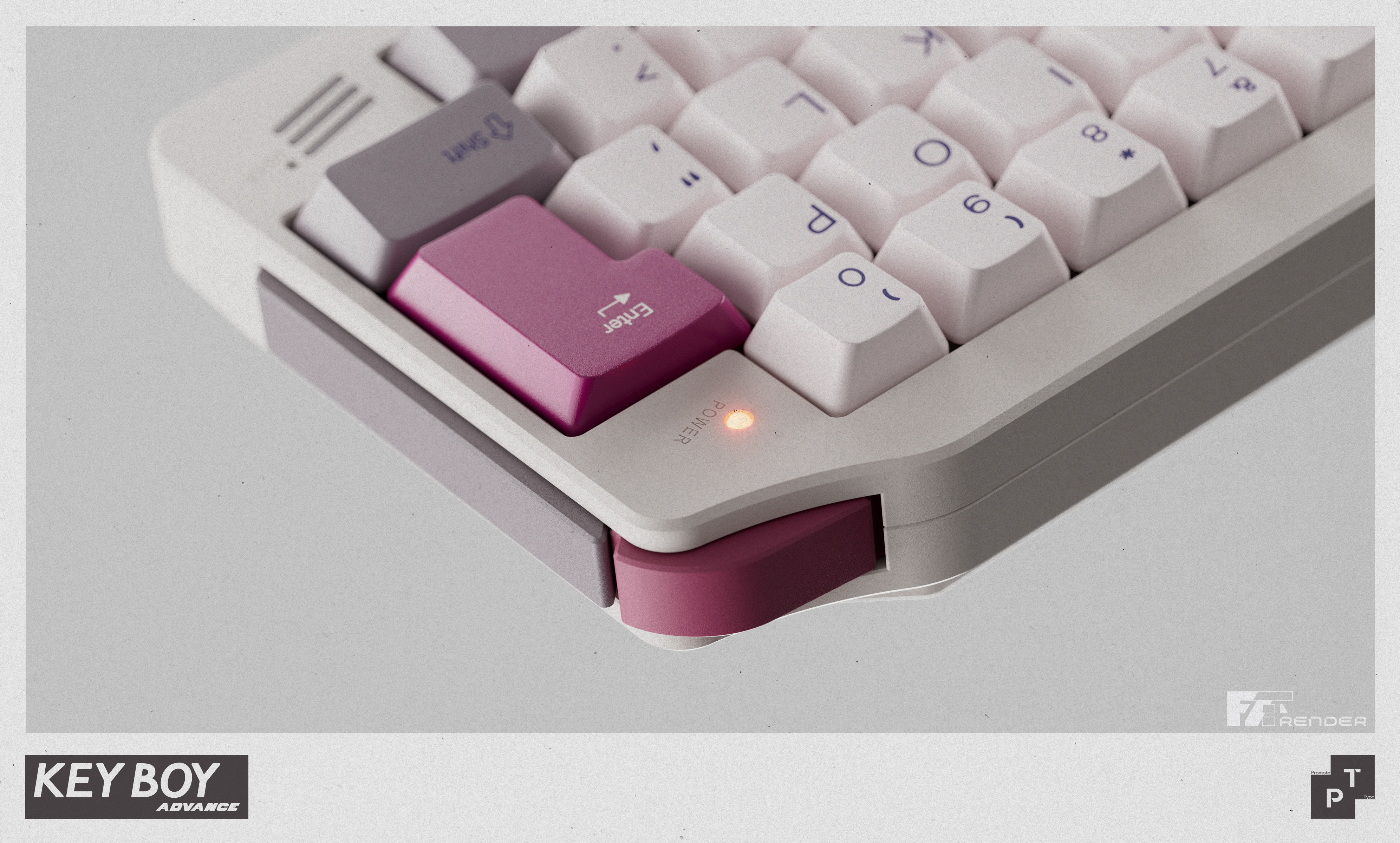 Keyboy Advanced - 50% Custom Mechanical Keyboard Kit - MonacoKeys