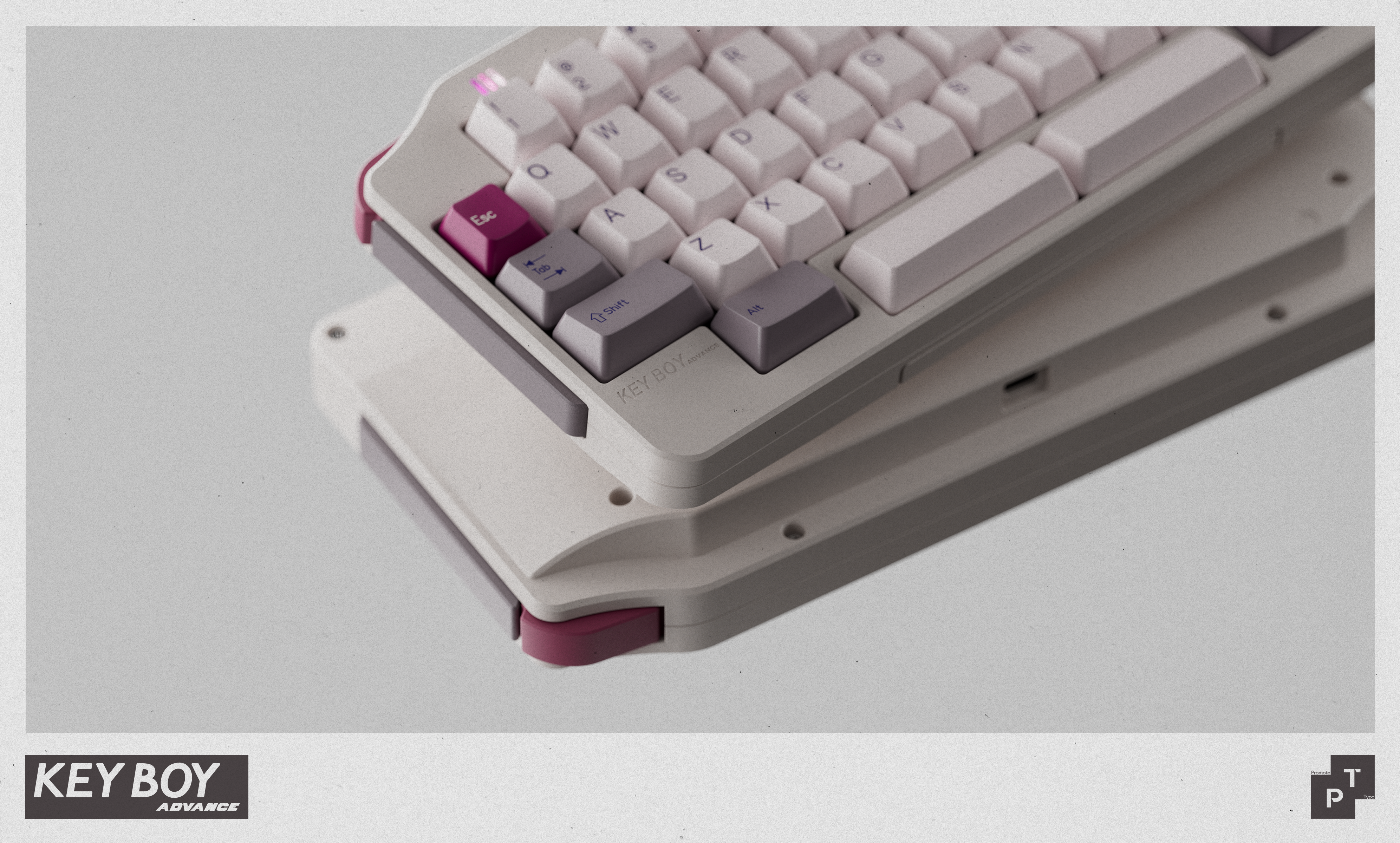 Keyboy Advanced - 50% Custom Mechanical Keyboard Kit - MonacoKeys