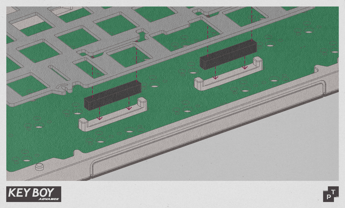 Keyboy Advance - 50% Custom Mechanical Keyboard Kit - MonacoKeys