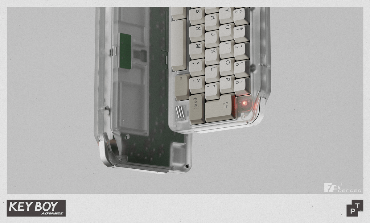 Keyboy Advance - 50% Custom Mechanical Keyboard Kit - MonacoKeys