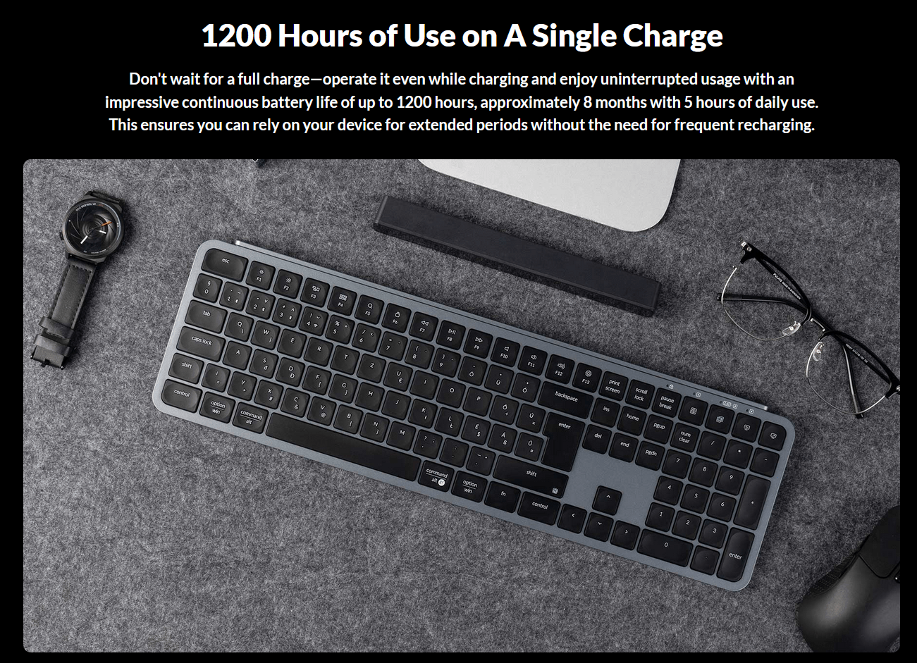 Keychron B6 Pro - 100% Ultra Slim ZMK Wireless Keyboard - MonacoKeys
