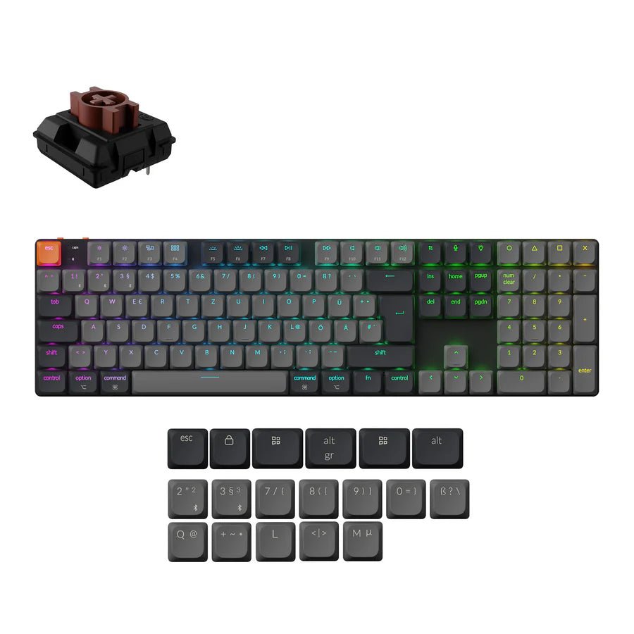 Keychron K5 (Version 2) - Low Profile QMK Wireless Mechanical Keyboard - MonacoKeys