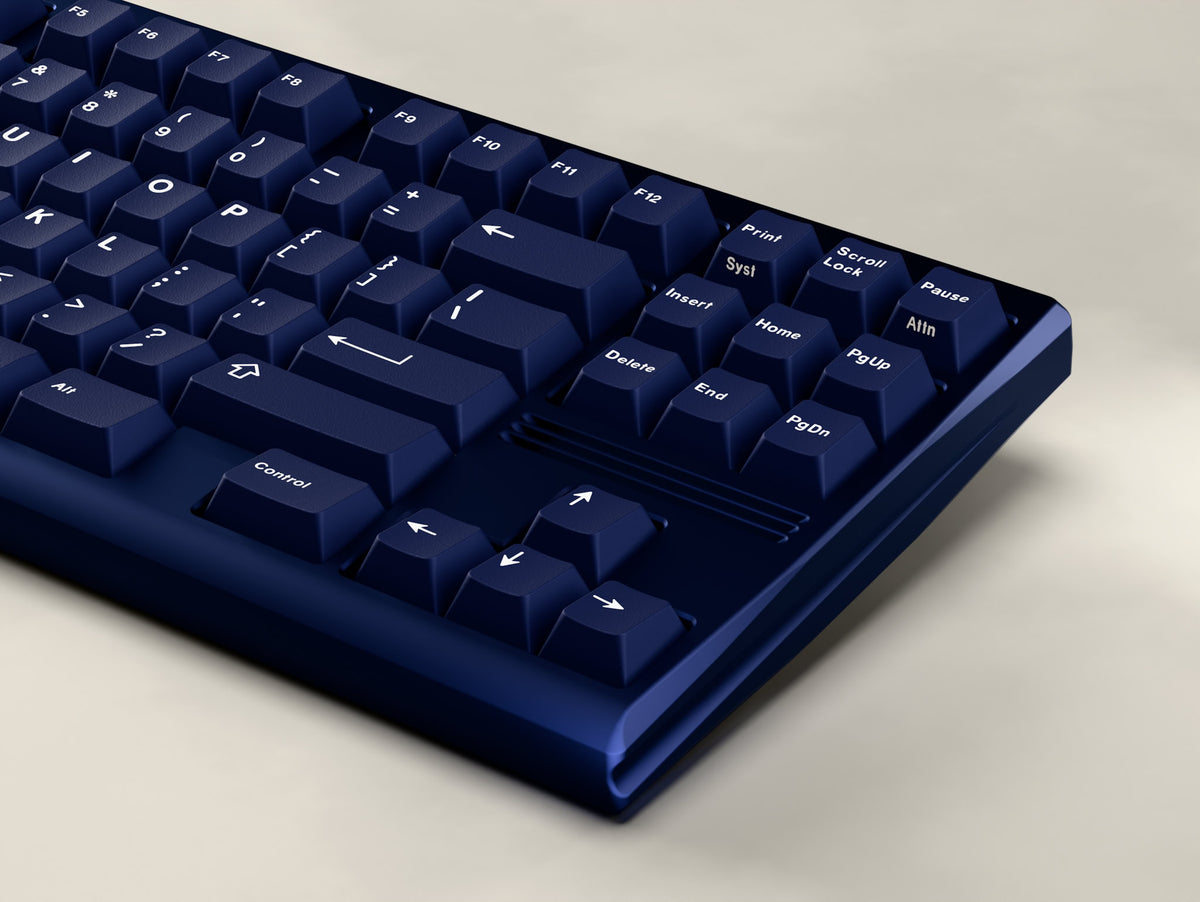 KKB Cobalt — Cherry Profile ABS Double-Shot Keycap Set - MonacoKeys