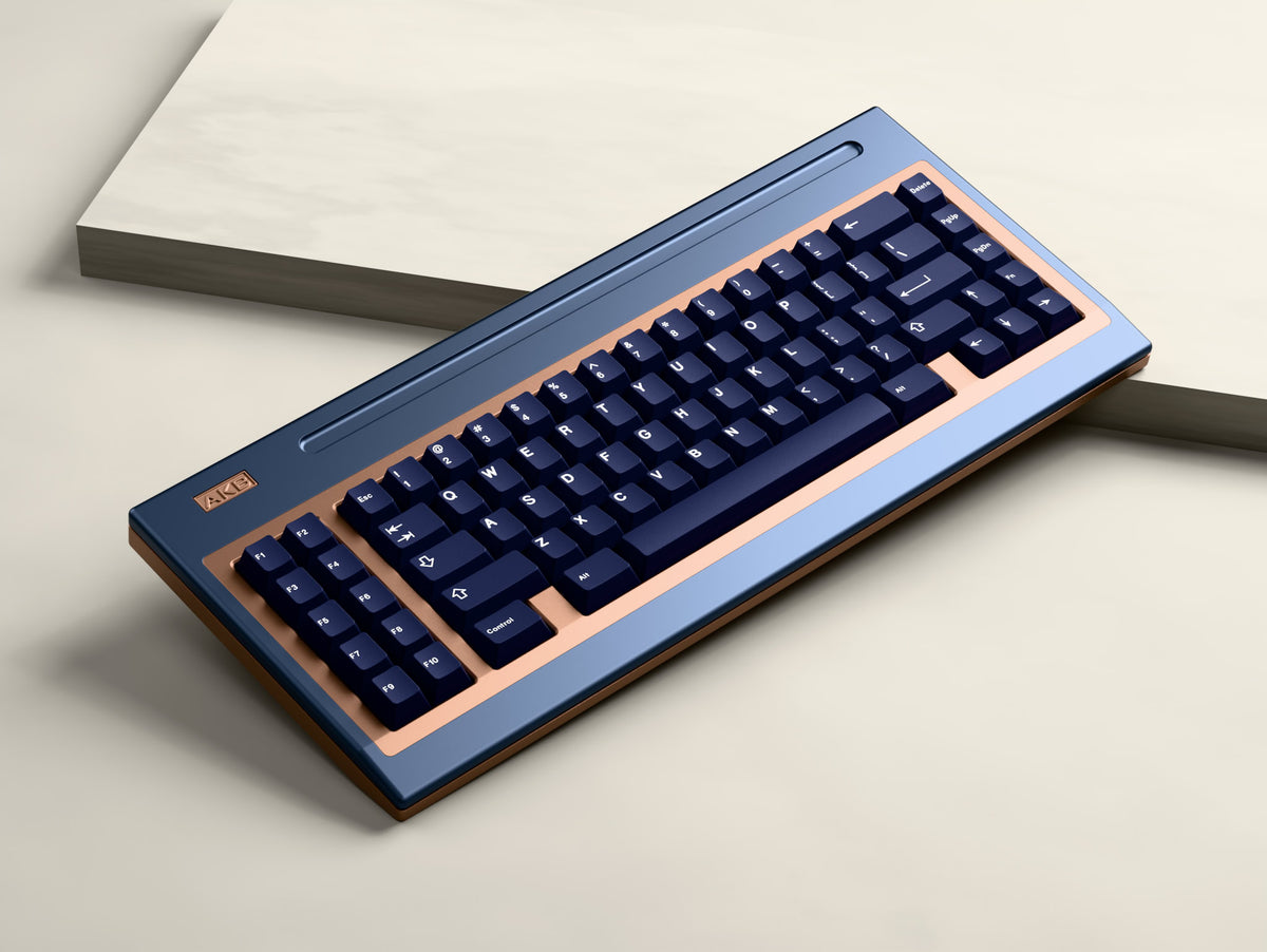 KKB Cobalt — Cherry Profile ABS Double-Shot Keycap Set - MonacoKeys
