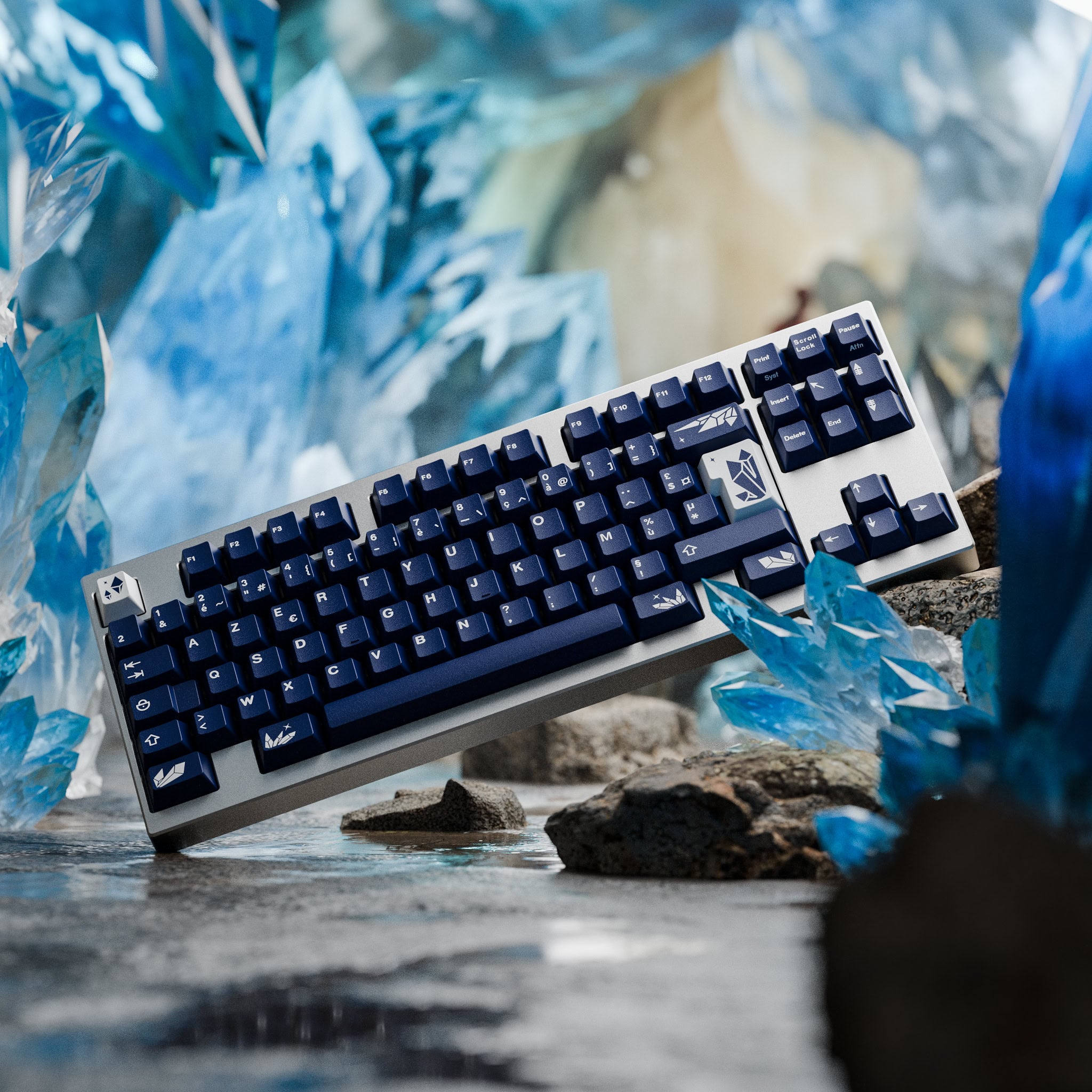 KKB Cobalt — Cherry Profile ABS Double-Shot Keycap Set