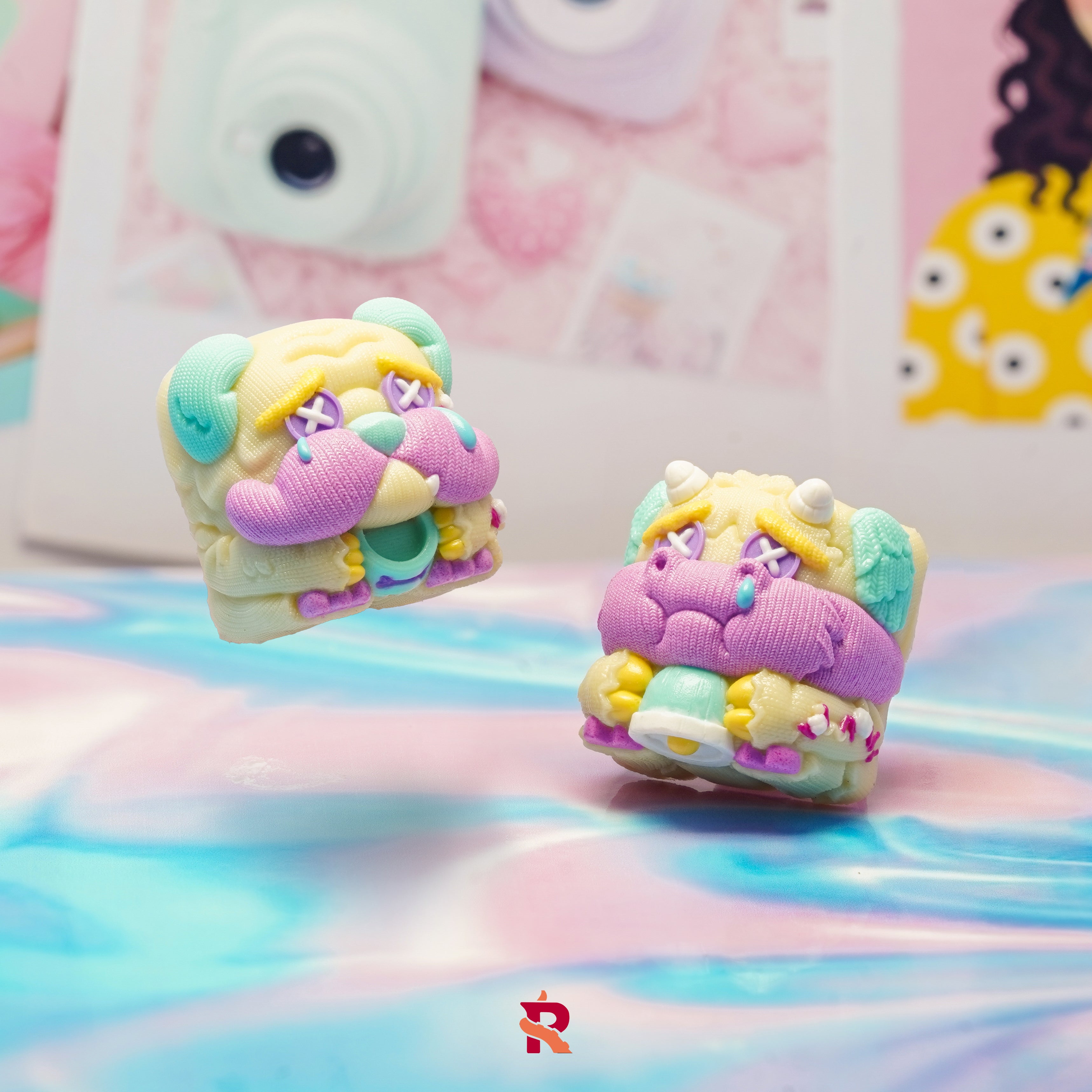 Abandoned Pets Analog Dreams Resin Artisan Keycap - MonacoKeys