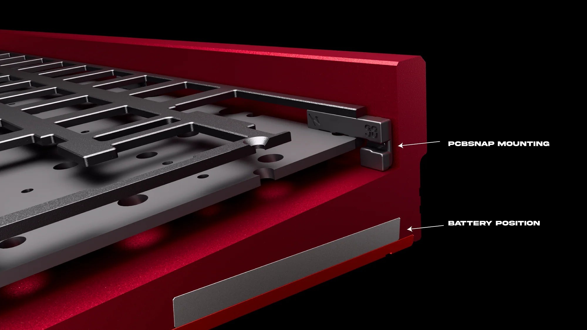 Kraze - 65% ISO+ANSI Mechanical Aluminium Keyboard Kit - MonacoKeys
