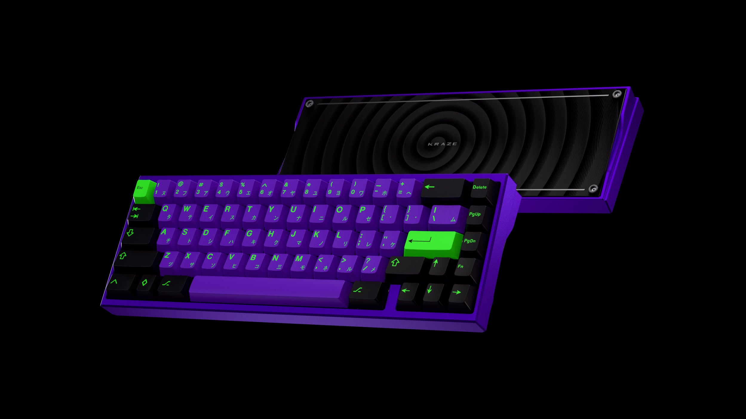 Kraze - 65% ISO+ANSI Mechanical Aluminium Keyboard Kit - MonacoKeys