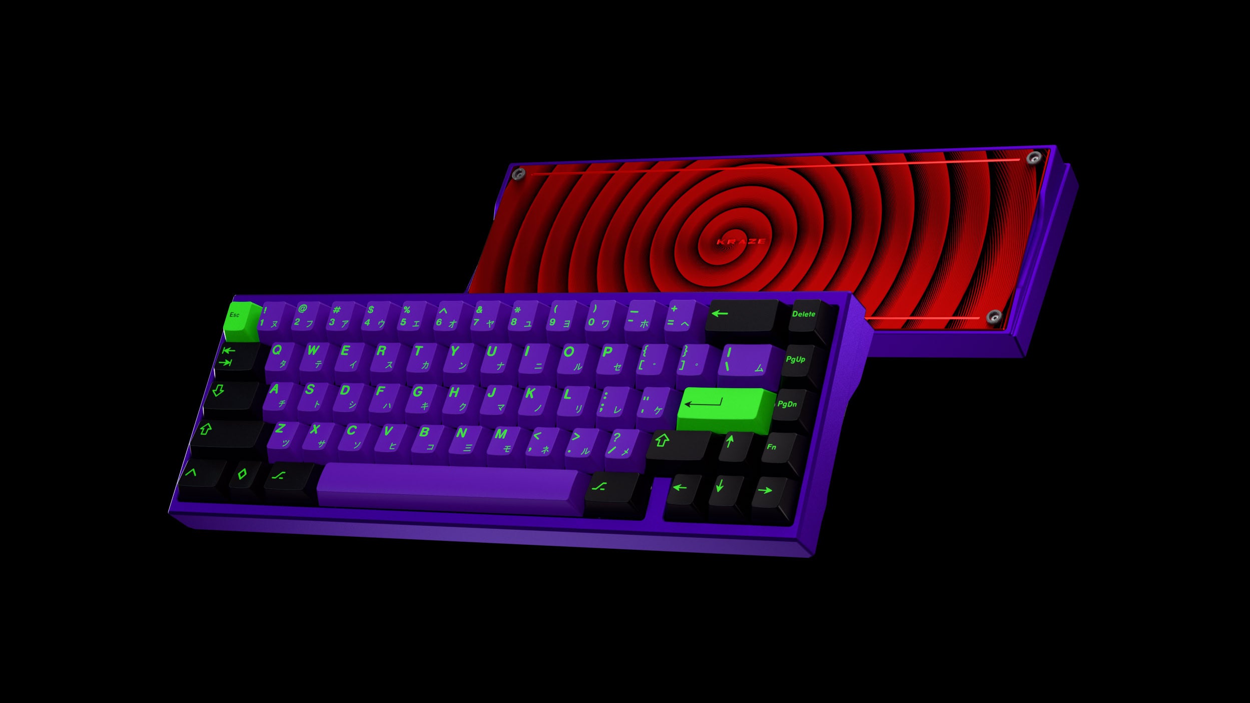 Kraze - 65% ISO+ANSI Mechanical Aluminium Keyboard Kit - MonacoKeys