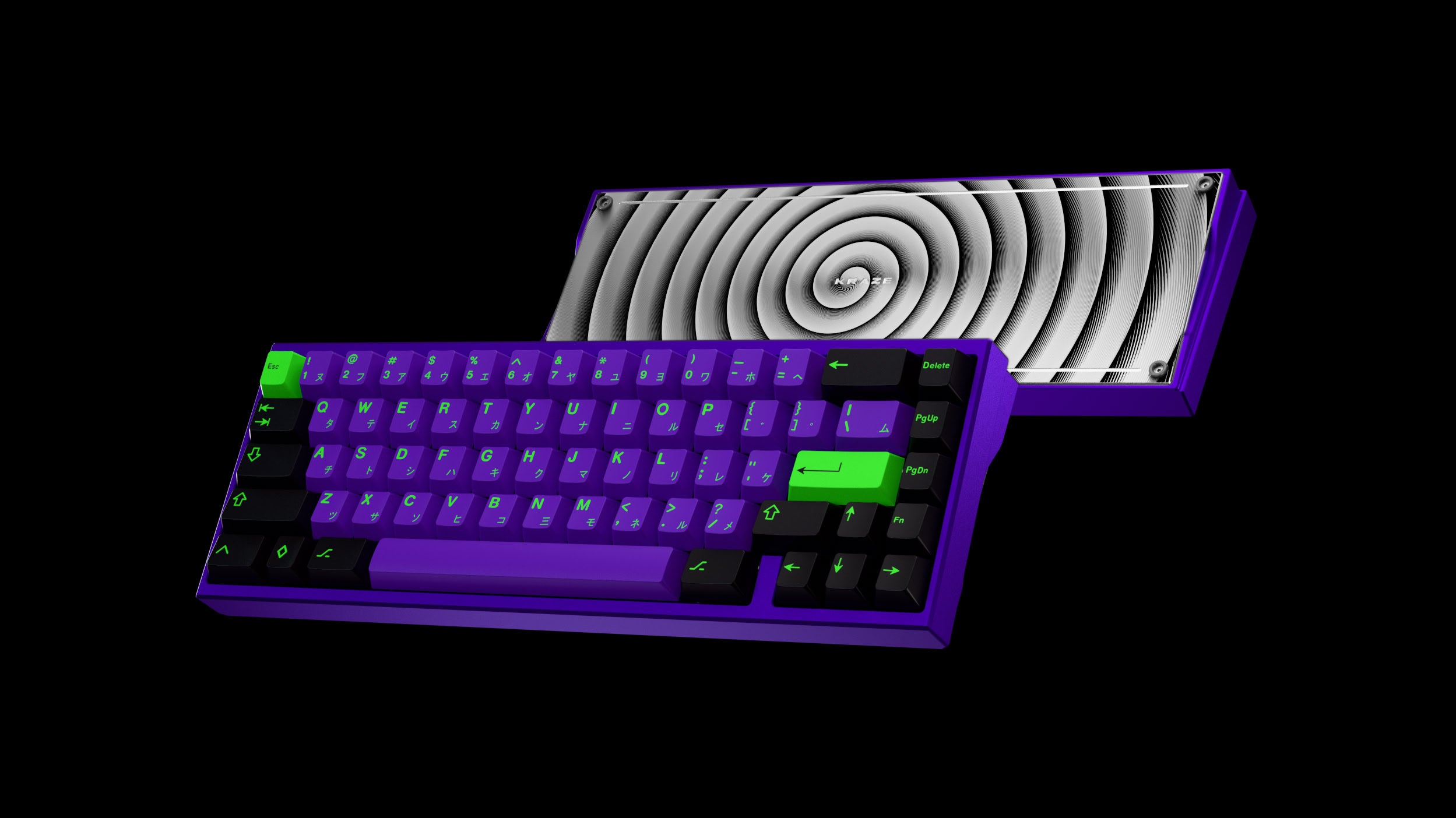 Kraze - 65% ISO+ANSI Mechanical Aluminium Keyboard Kit - MonacoKeys