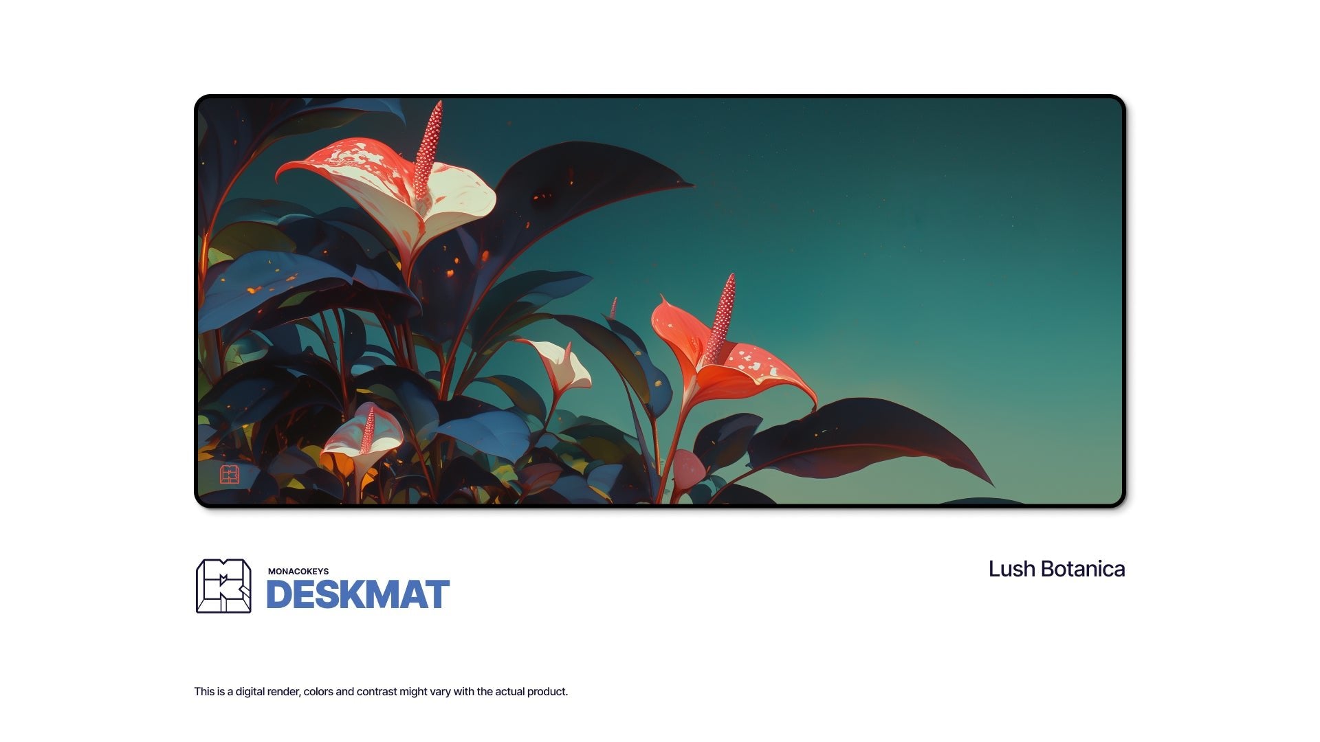 Lush Botanica Mauspad Deskmat - MonacoKeys
