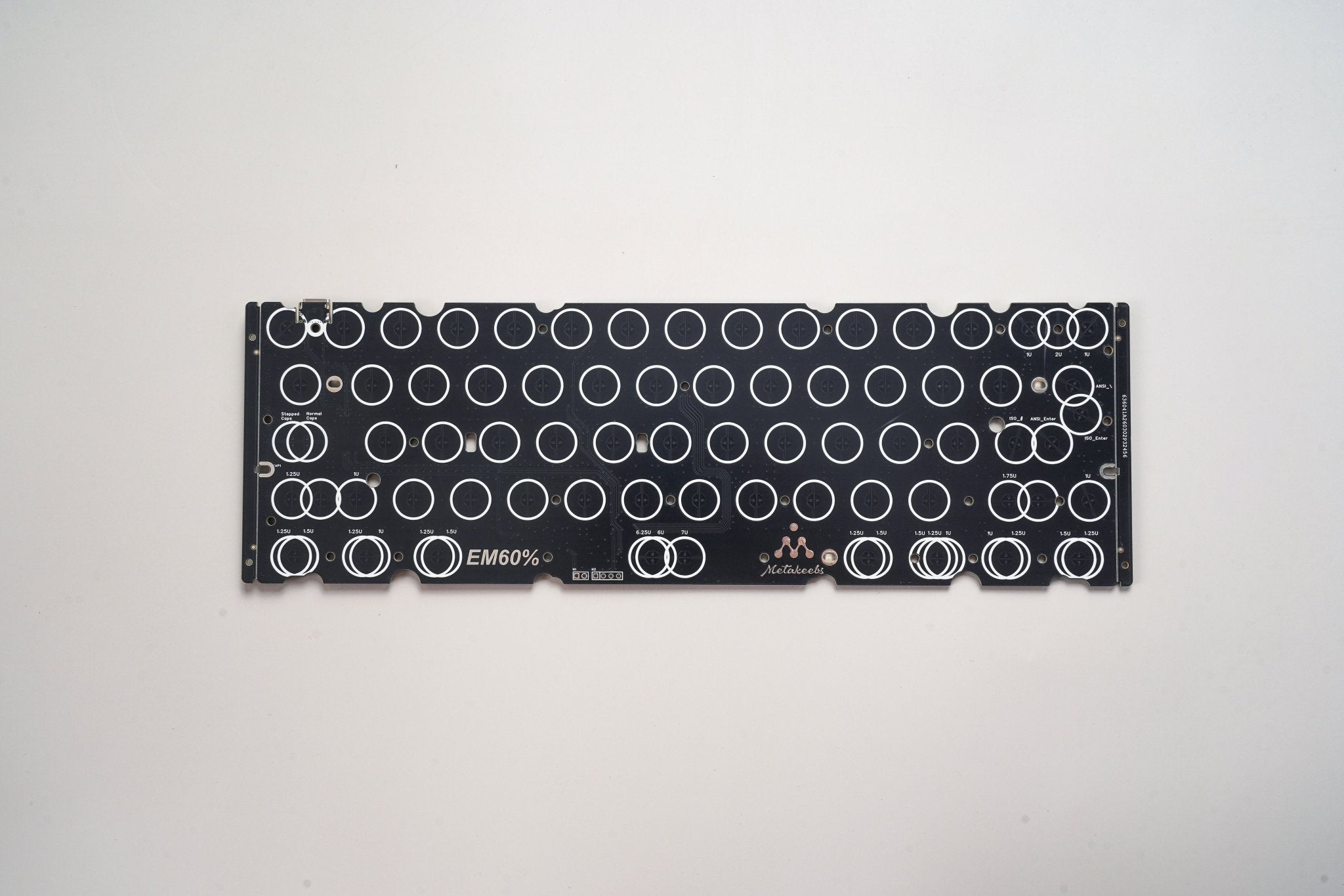 Metapulse EM60 v2 PCB - GH60 compatible 60% Keyboard PCB - MonacoKeys