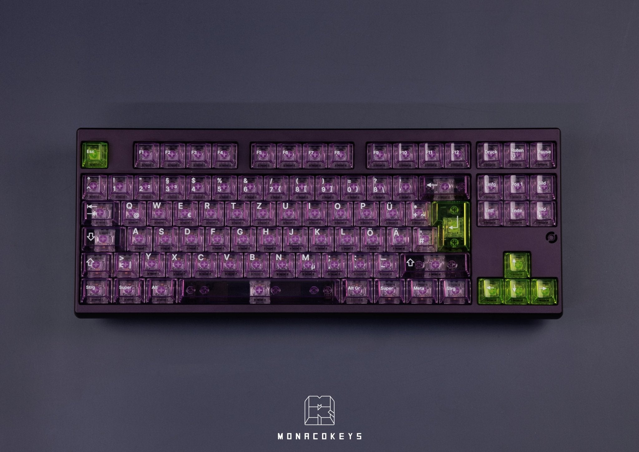 MK Clear Transparent ABS Cherry Profile Keycap Set - MonacoKeys