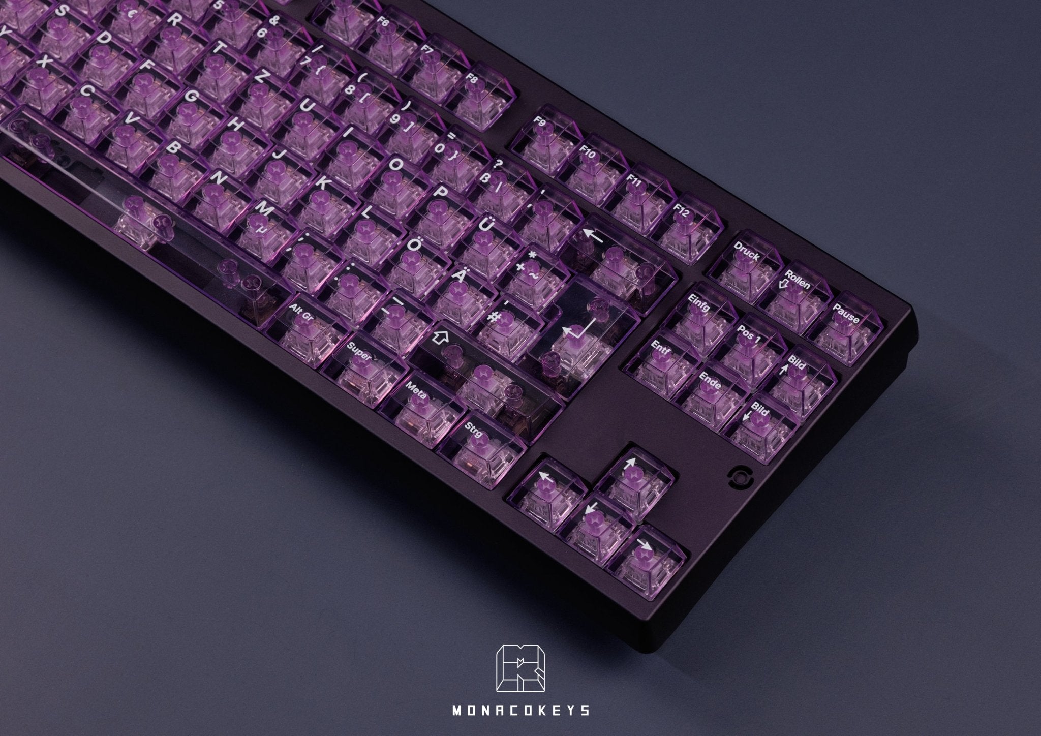 MK Clear Transparent ABS Cherry Profile Keycap Set - MonacoKeys