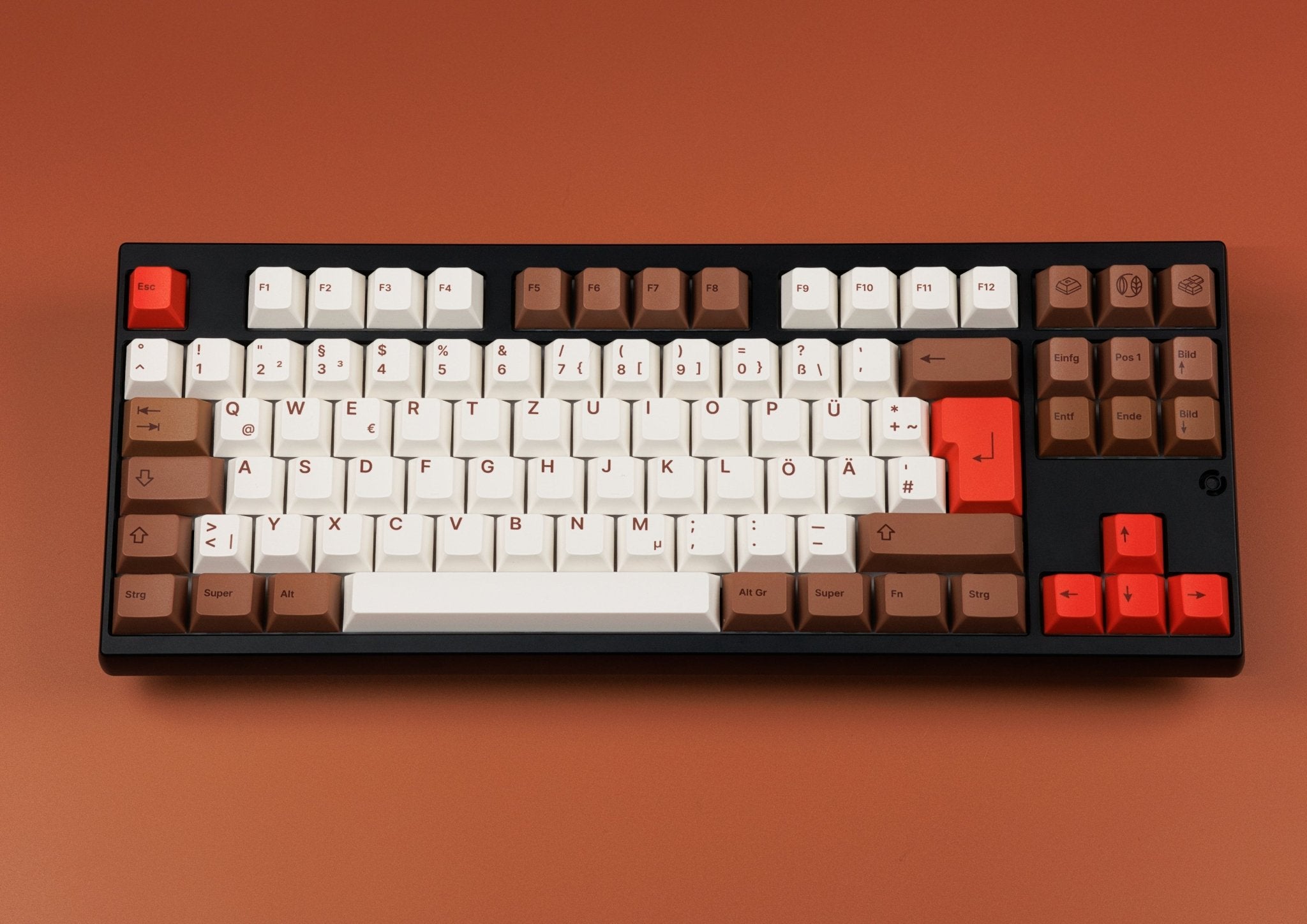 MK Cocoa PBT Keycap Set - MonacoKeys