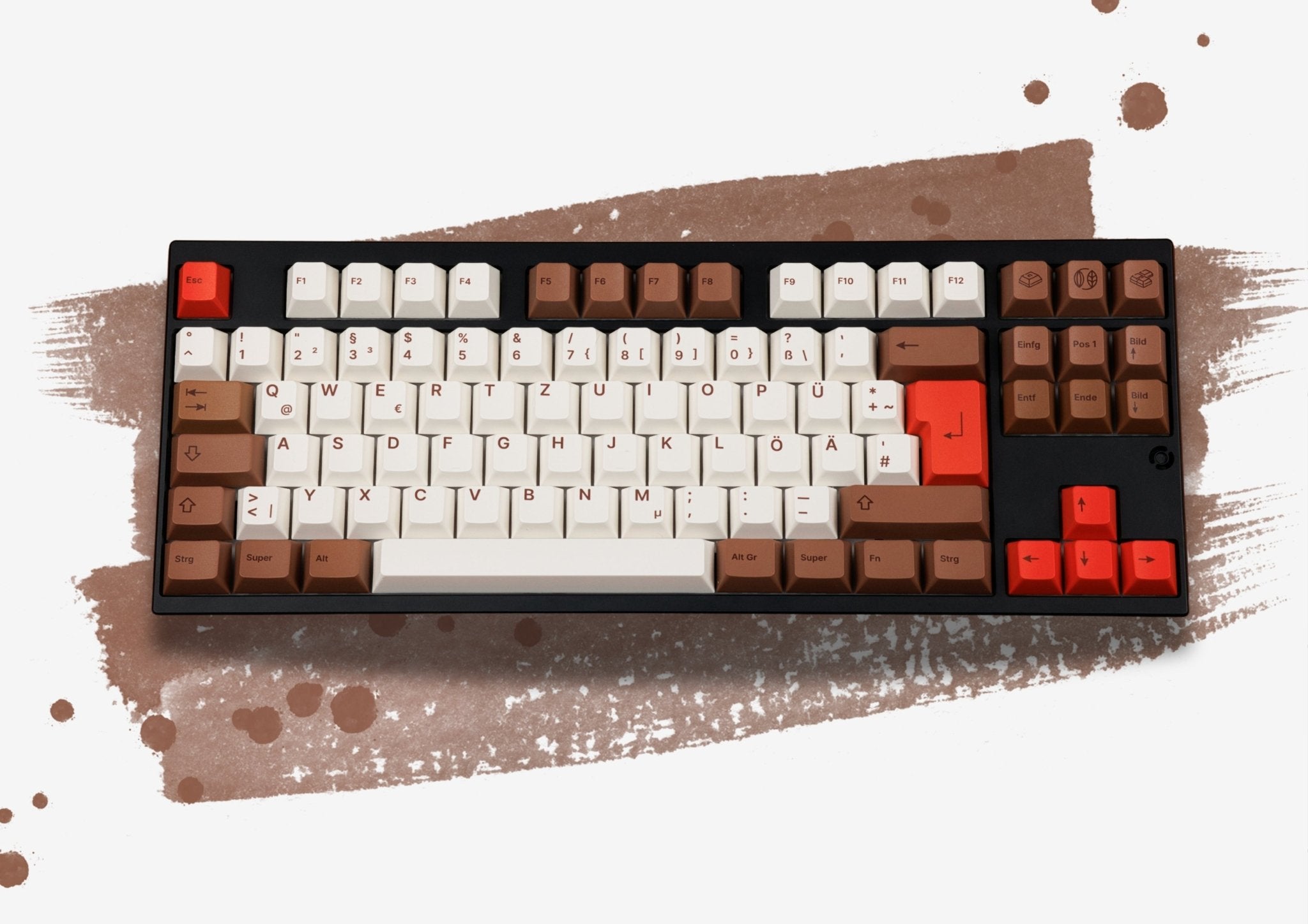 MK Cocoa PBT Keycap Set - MonacoKeys