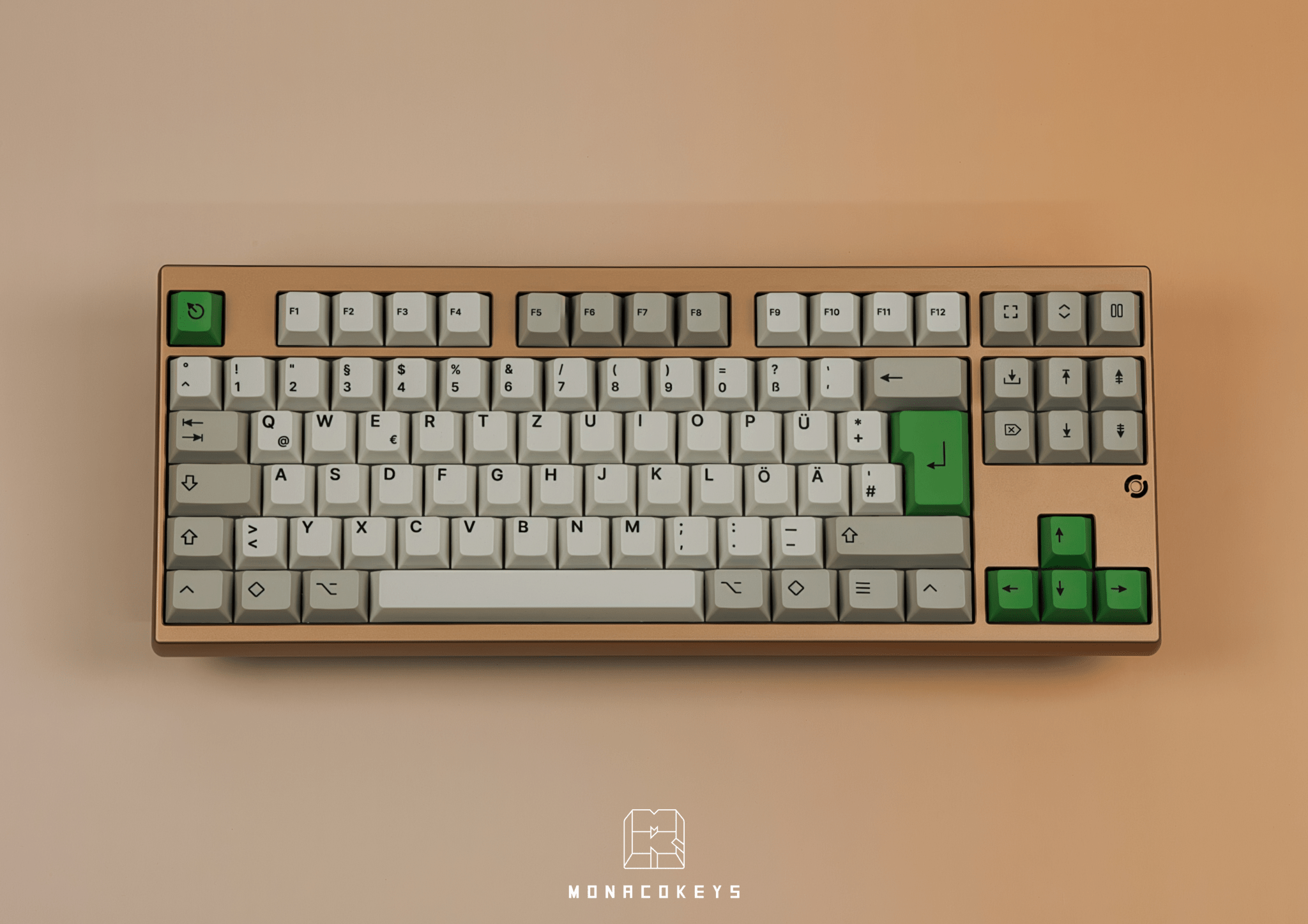 MK Retro Beige PBT Cherry Profile Keycap Set - MonacoKeys
