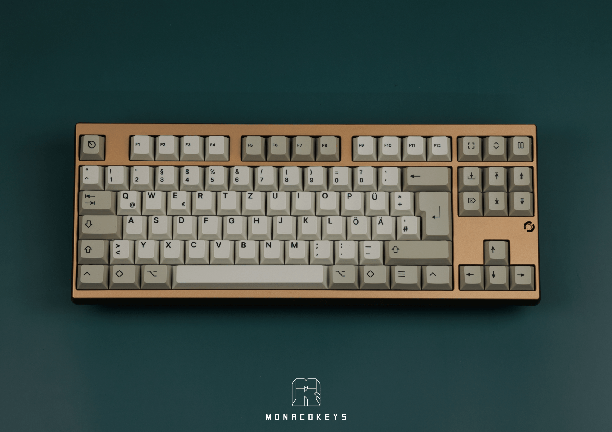 MK Retro Beige PBT Cherry Profile Keycap Set - MonacoKeys