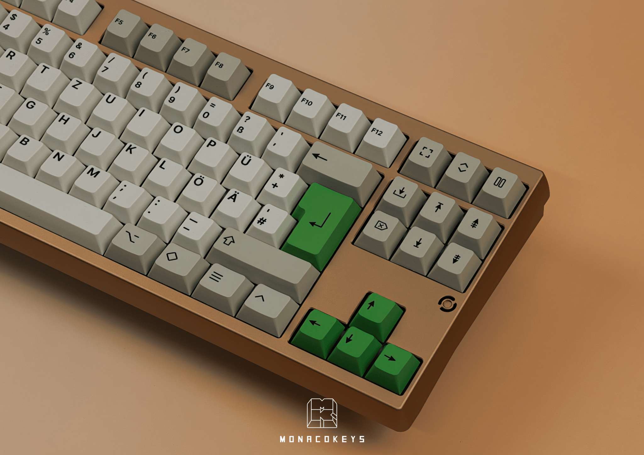 MK Retro Beige PBT Cherry Profile Keycap Set - MonacoKeys