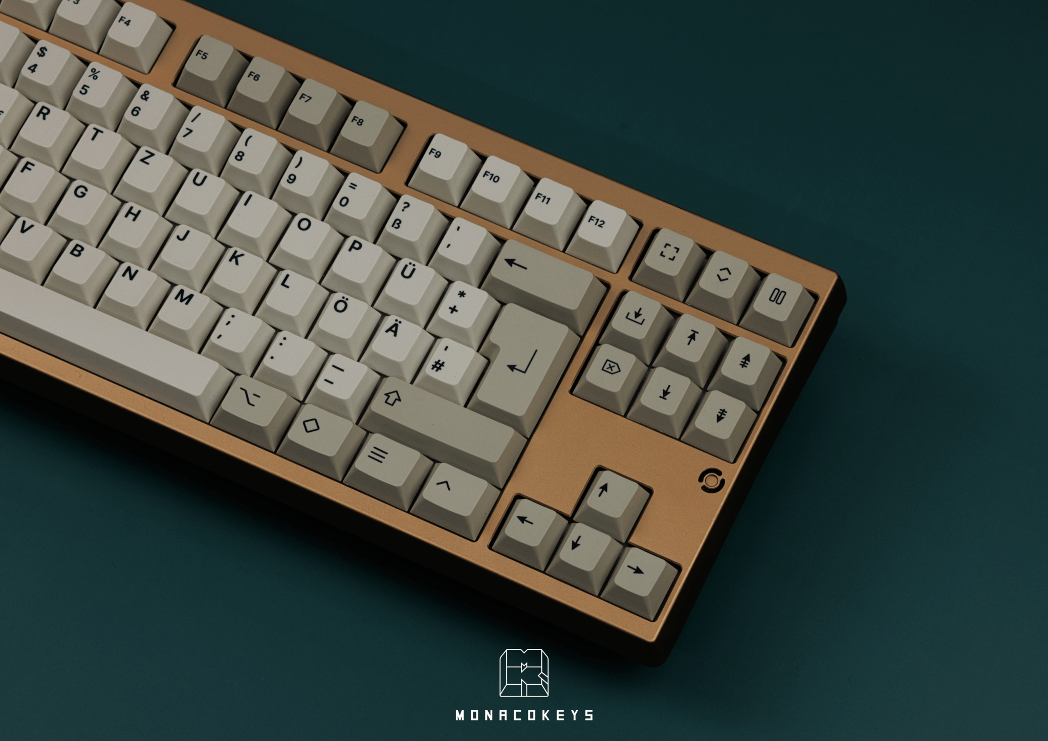 MK Retro Beige PBT Cherry Profile Keycap Set - MonacoKeys
